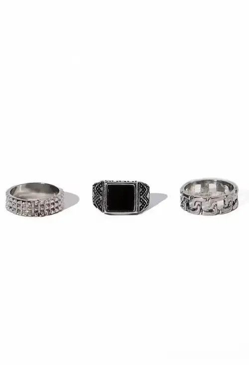 Jewelry × Vintage Self Making Ring Set in Silver Size ONE SIZE - 2 Thumbnail