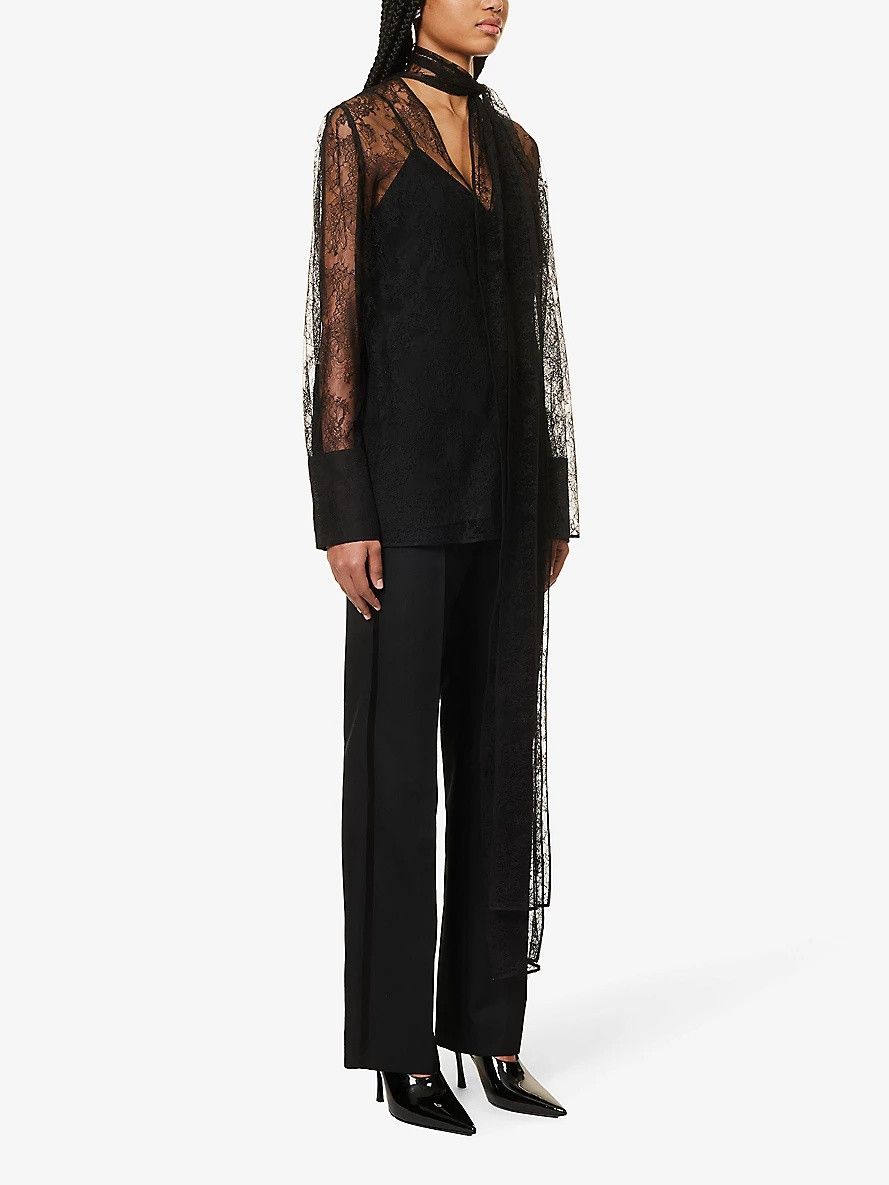 Givenchy o1y0925 Blouse in Black Size L / US 10 / IT 46 - 3 Thumbnail