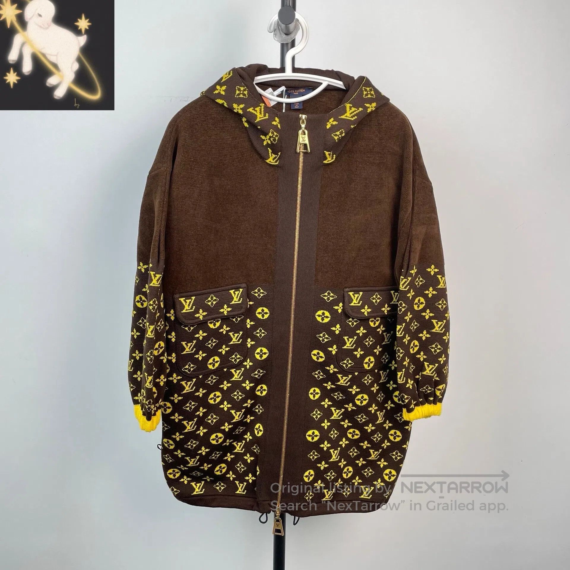 Louis Vuitton Louis Vuitton Fleece Lined Camo Print Jacket Cardigan| Size US XXS / EU 40 - 1 Thumbnail