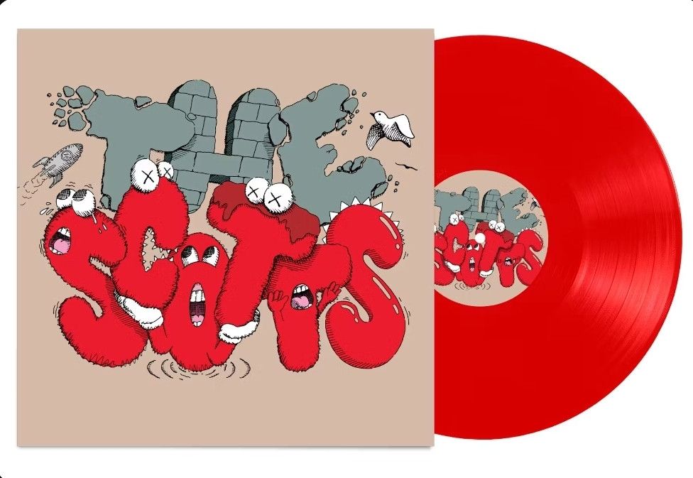 Travis Scott Travis Scott x Kid Cudi The Scotts 12" Vinyl Red Art by KAWS Size ONE SIZE - 4 Thumbnail