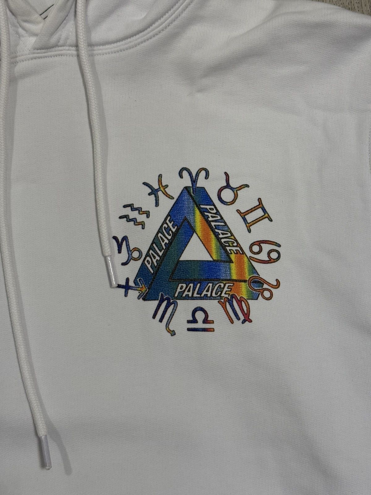 Palace Palace Zodiac Tri-Ferg Hoodie White - CRISP PRINT Size US S / EU 44-46 / 1 - 2 Thumbnail