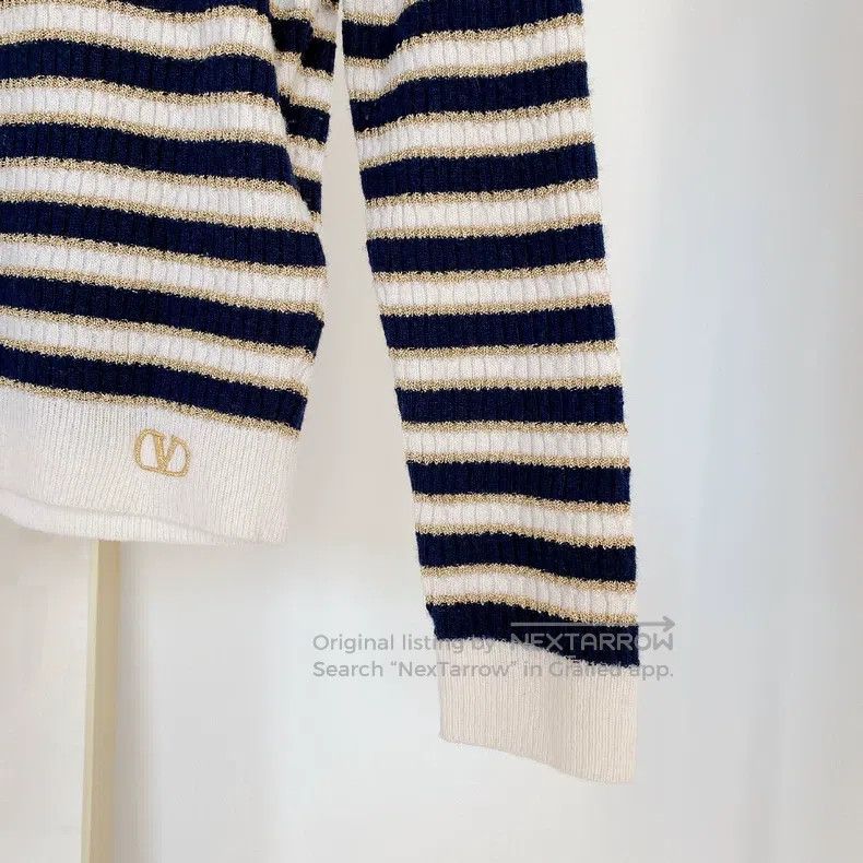 Valentino Striped knit top