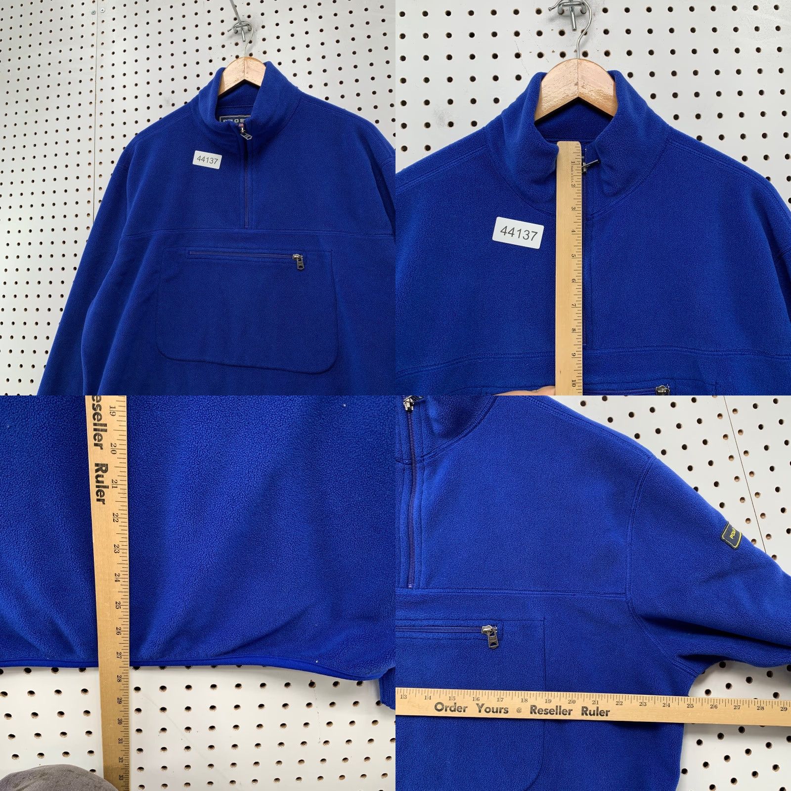 Vintage VINTAGE Polo Sport Ralph Lauren Fleece Zip Pullover Mens L Blue Kangaroo Pocket Polo Sport Fleece Zip Pullover Mens L Blue Kangaroo Pocket Size US L / EU 52-54 / 3 - 8 Thumbnail
