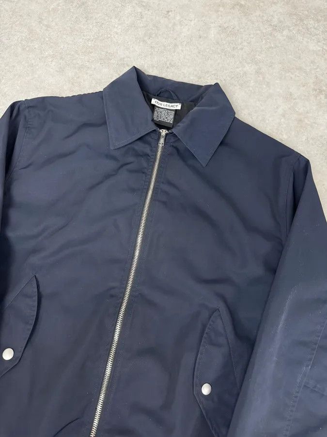 Our Legacy Our Legacy Navy Military Garment Bomber Jacket Size US M / EU 48-50 / 2 - 5 Thumbnail