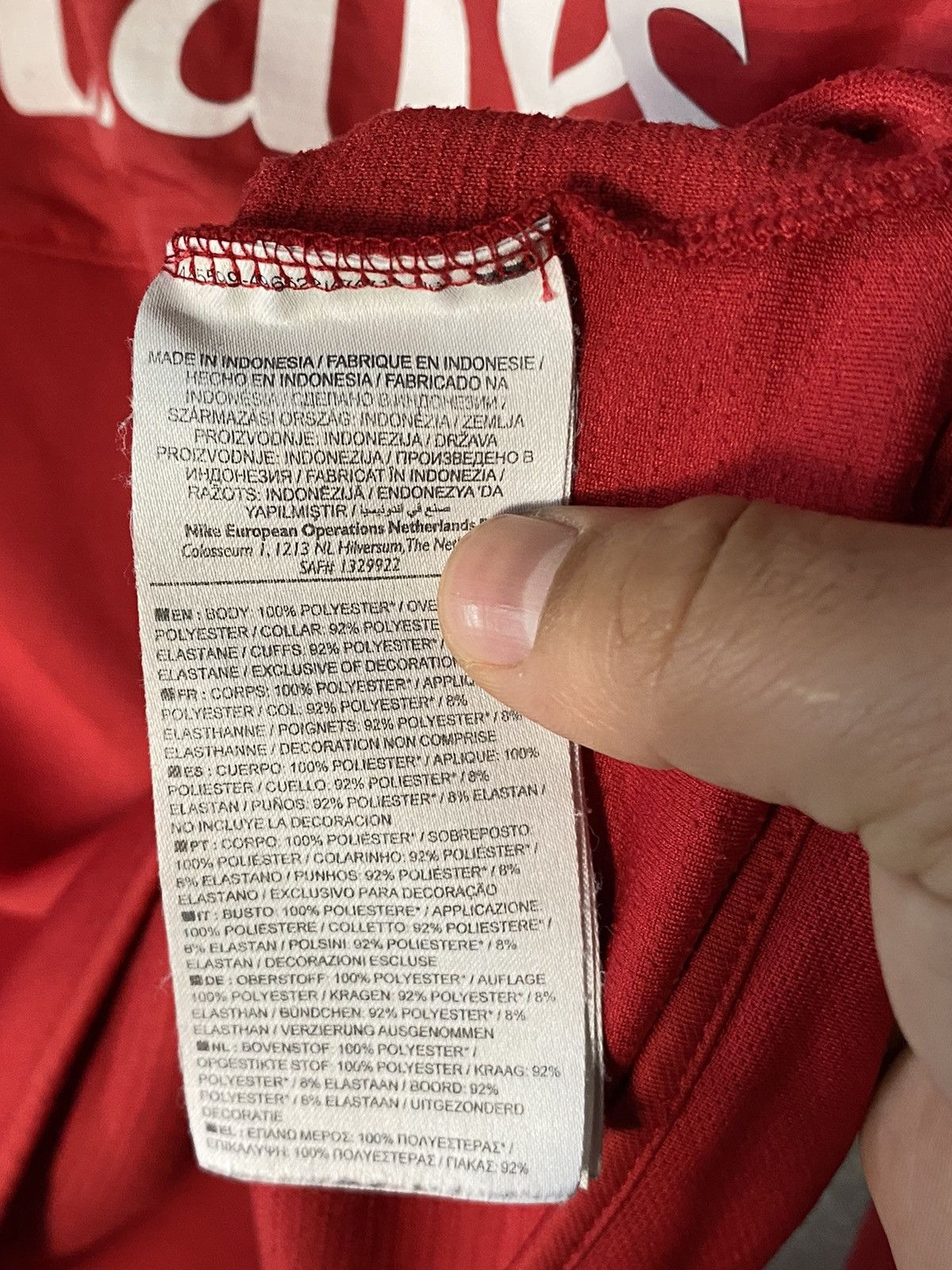 Nike × Vintage Vintage Nike Arsenal Football Jacket 1/4 Zip Hype Size US M / EU 48-50 / 2 - 3 Thumbnail