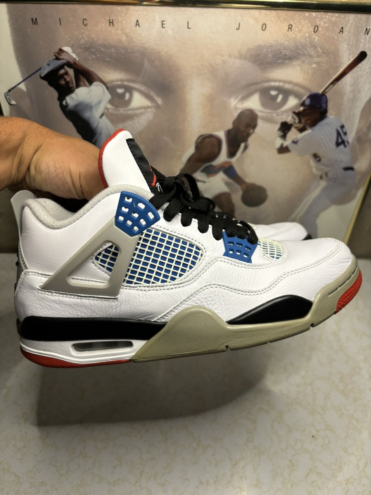 Jordan Brand Air Jordan 4 Retro What The 2019 Size US 8.5 / EU 41-42 - 1 Thumbnail