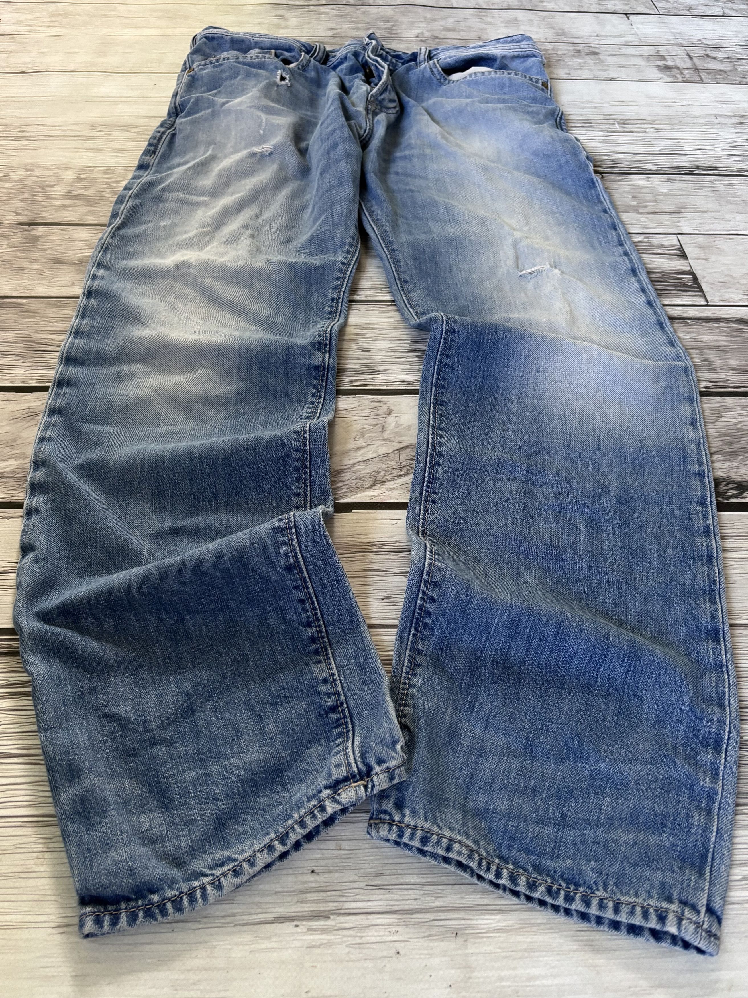 Japanese Brand 💥 JUNYA WATANABE BALENCIAGA STYLE DISTRESSED JEANS y2k Size US 32 / EU 48 - 1 Thumbnail