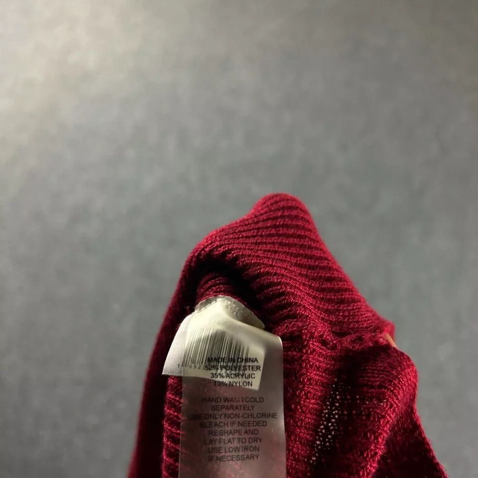 Vince Camuto Vince Camuto Sweater Womens Large Red Knit Tunic Casual Size L / US 10 / IT 46 - 8 Thumbnail