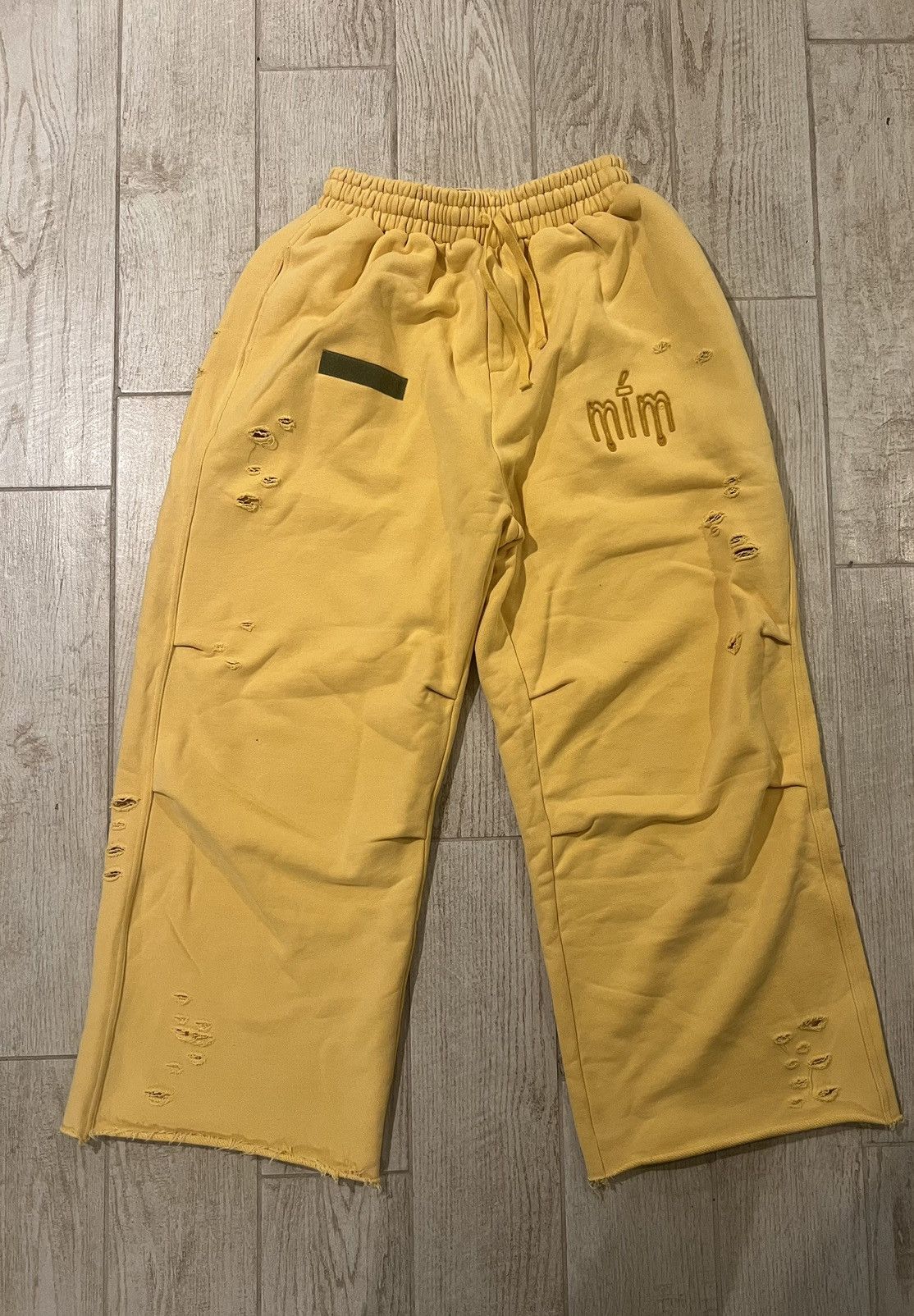 murd333r.fm GENERAL ISSUE: SPECIAL OPS SWEATPANTS "YELLOW" XL Size US 36 / EU 52 - 7 Thumbnail