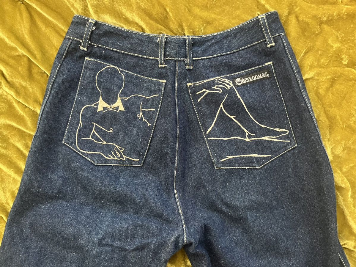Other SUPER RARE vintage Chippendales Embroidered Jeans Size 28" / US 6 / IT 42 - 2 Thumbnail