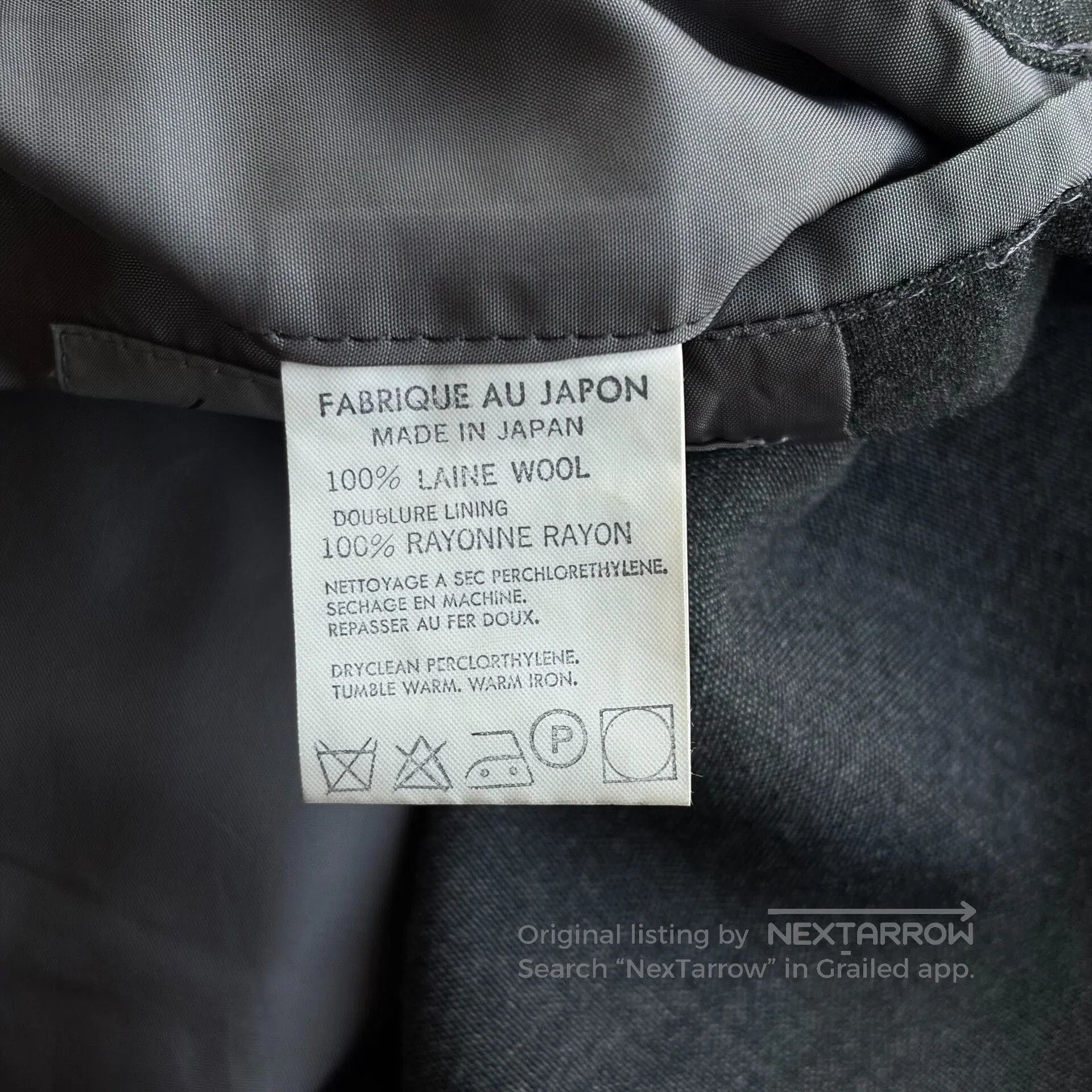 Yohji Yamamoto gray double. Size US S / EU 44-46 / 1 - 8 Thumbnail