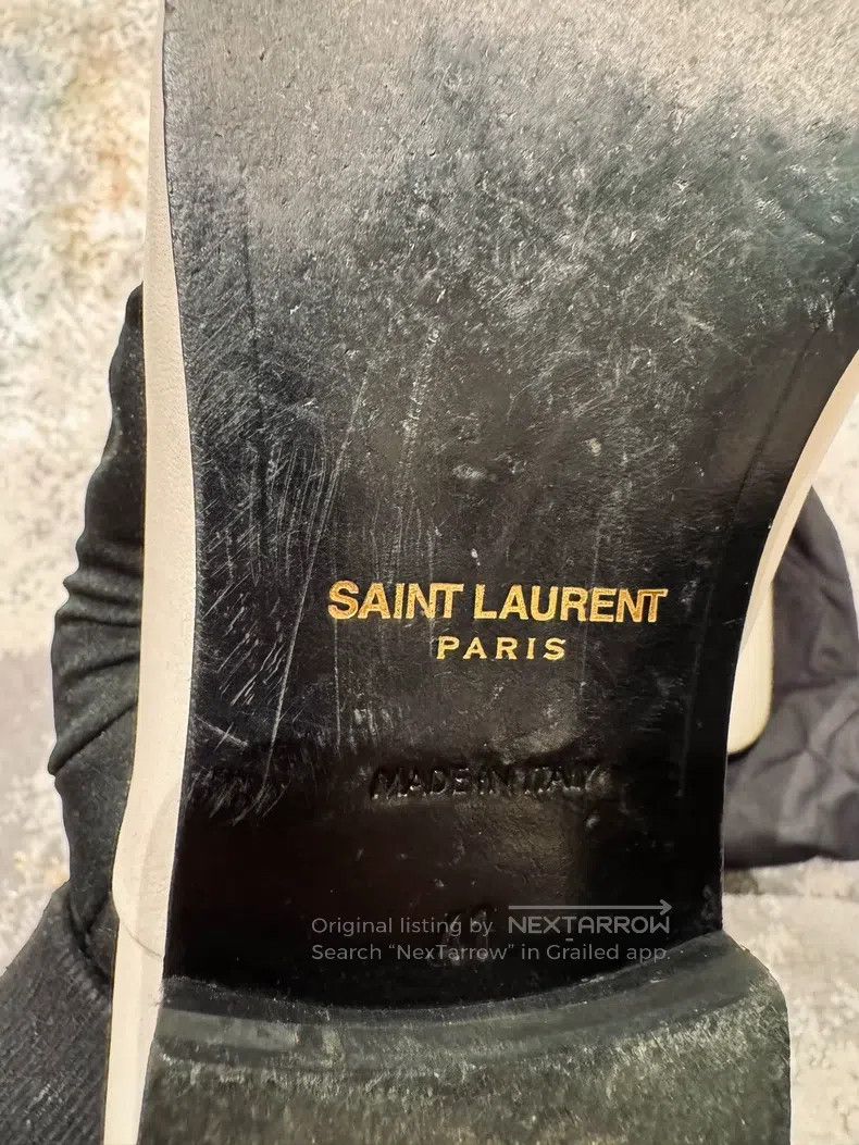 Saint Laurent Paris Saint Laurent Paris White Pointed Toe Dress Shoes Size US 8 / EU 41 - 6 Thumbnail
