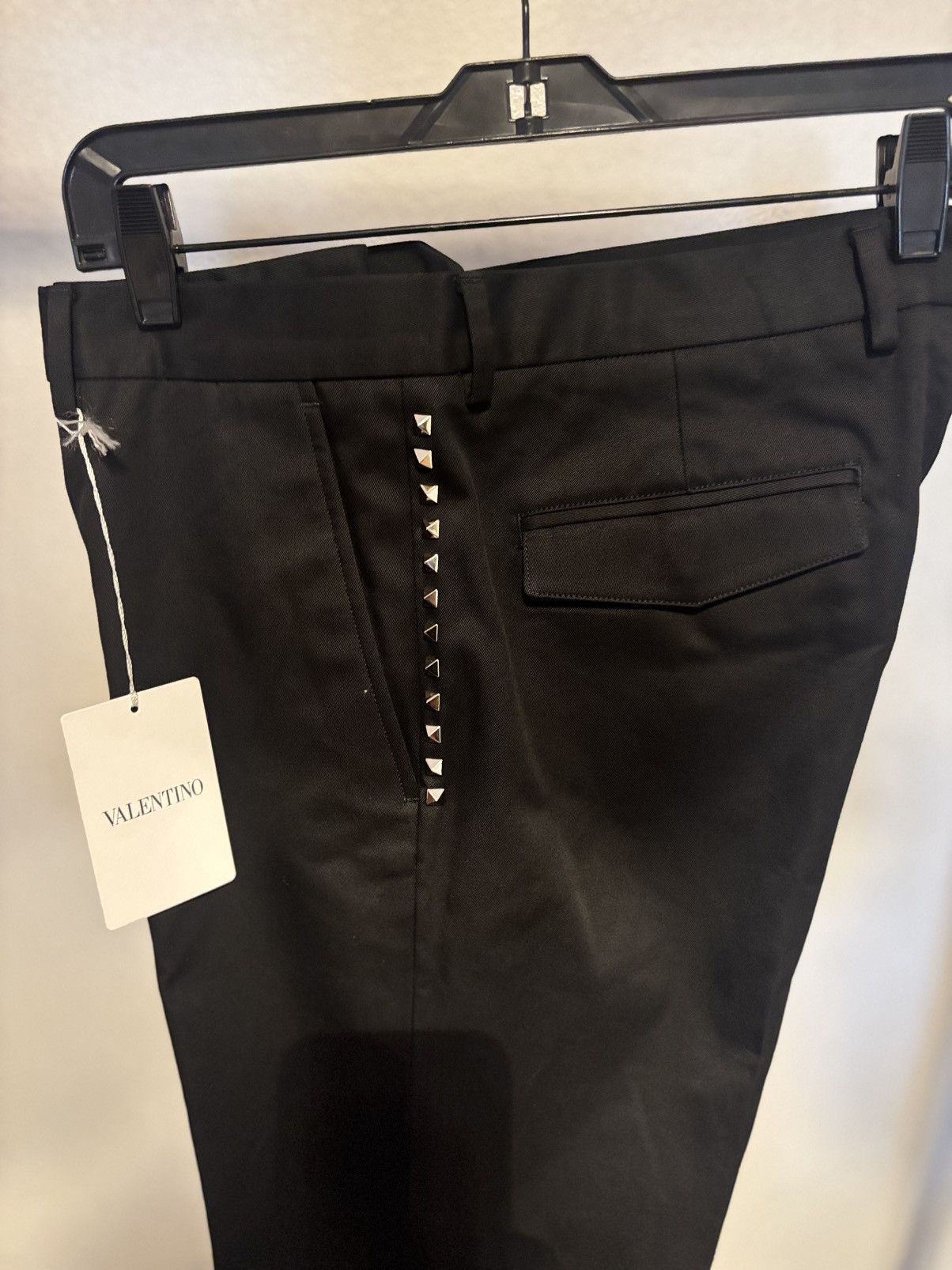 Valentino Valentino Garavani Rockstud-Embellished Tailored Pants Size US 32 / EU 48 - 3 Thumbnail