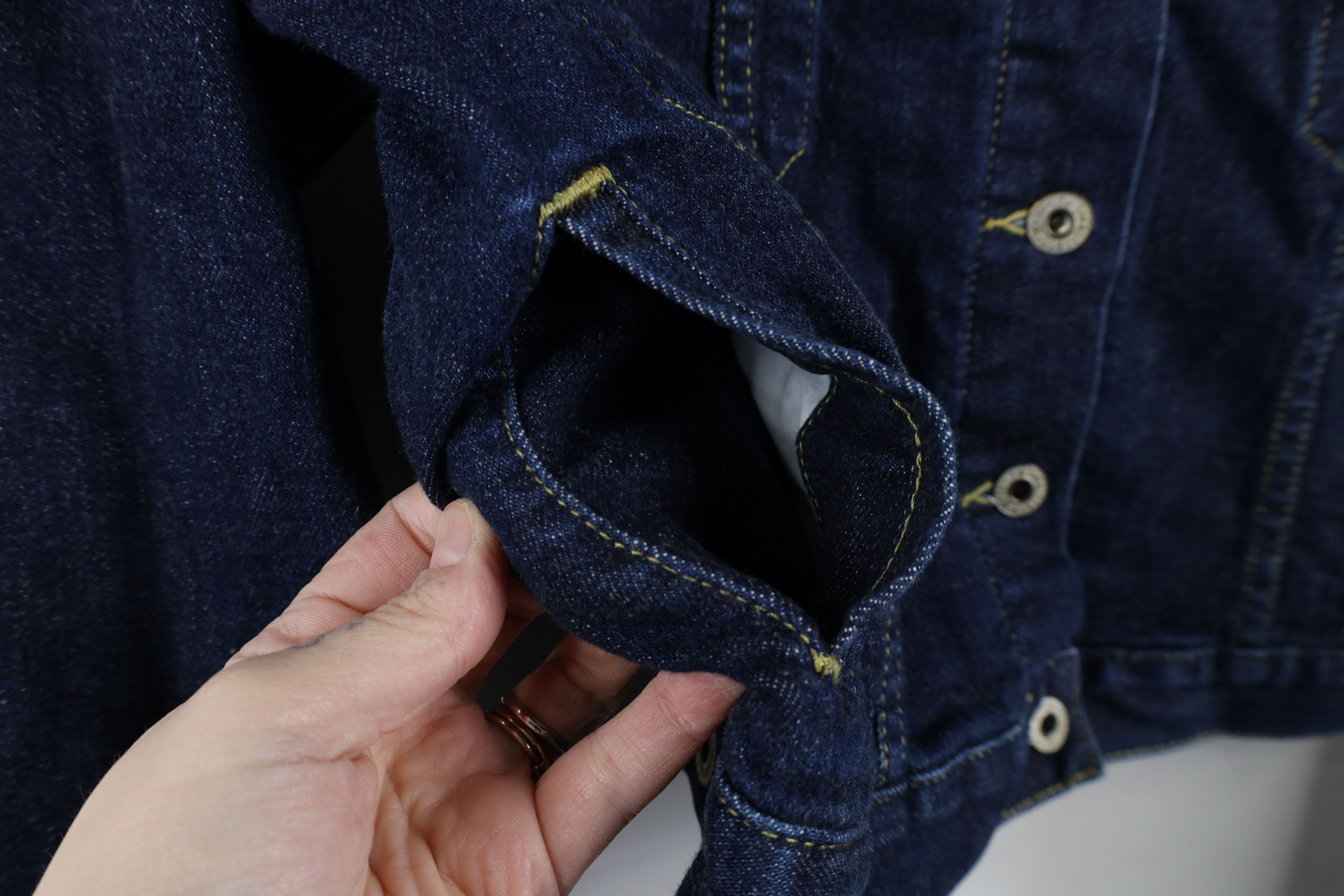 Levi's × Vintage Vintage Y2K 2000 Levis Denim Jean Trucker Jacket Blue Size S / US 4 / IT 40 - 6 Thumbnail