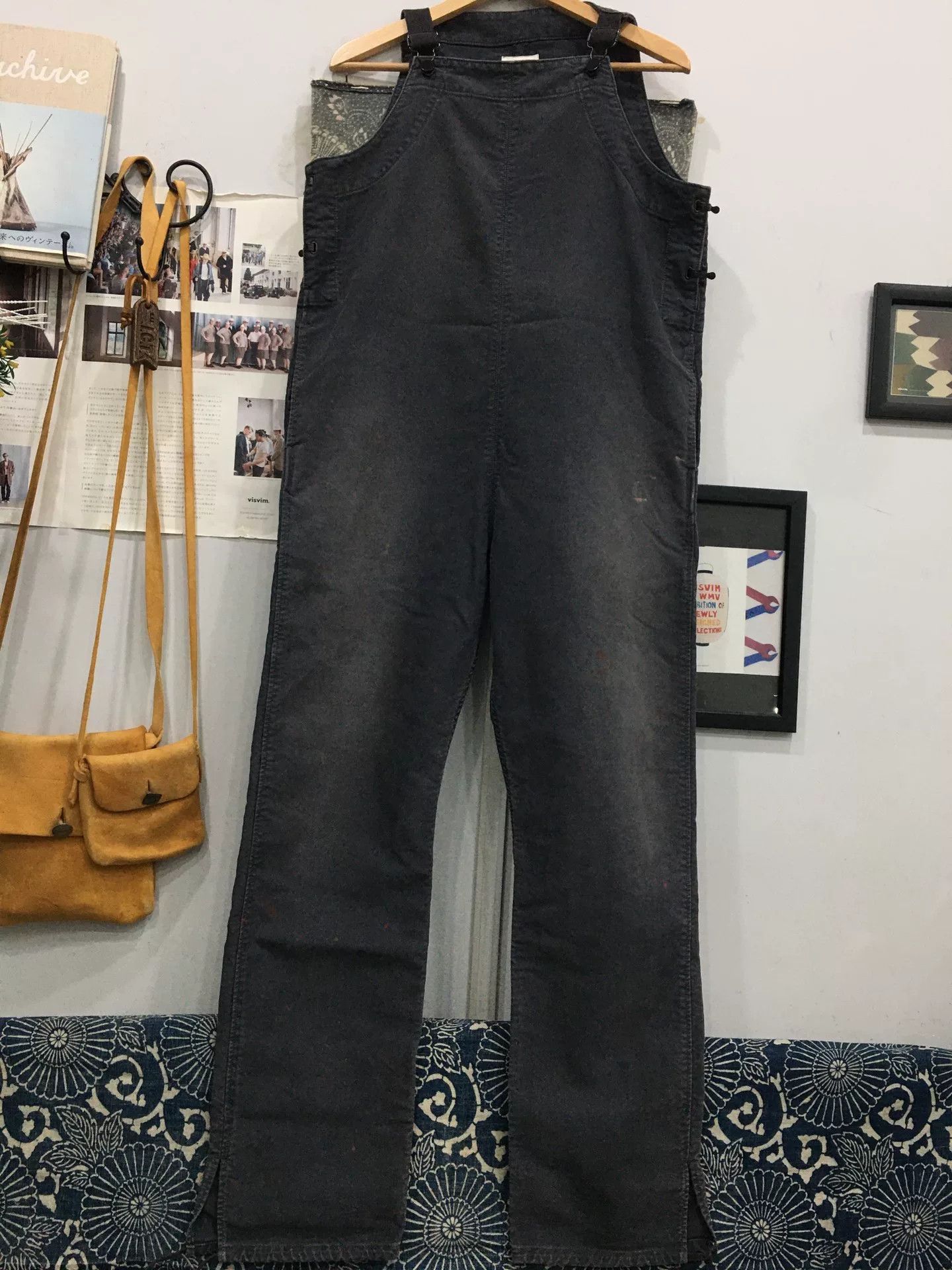 Visvim visvim g cords overalls in navy blue Size US 30 / EU 46 - 1 Thumbnail