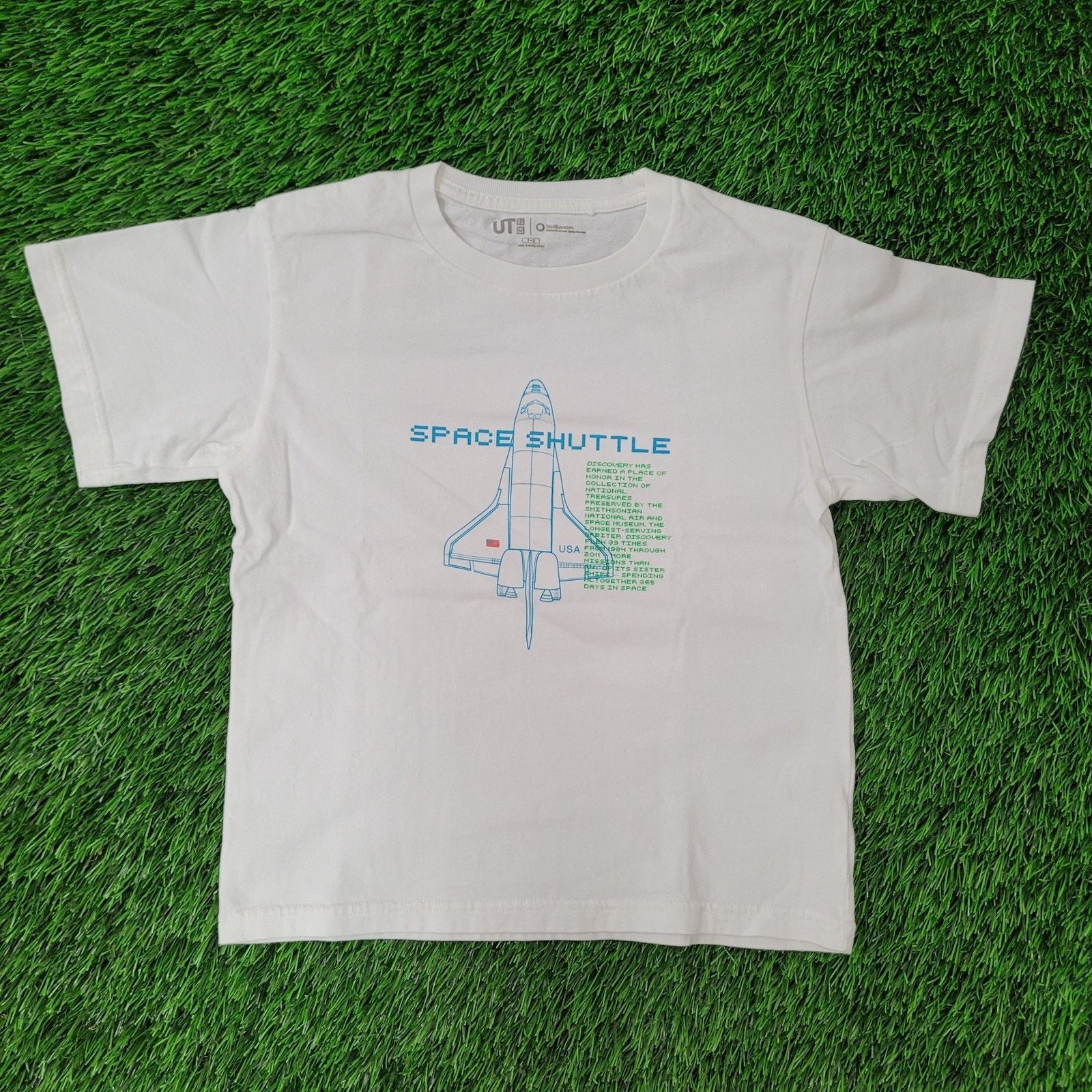 Uniqlo UNIQLO x NASA Baby-Tee Shirt Womens 2XS 14x18 Crop Size XXS / US 00 / IT 34 - 1 Thumbnail