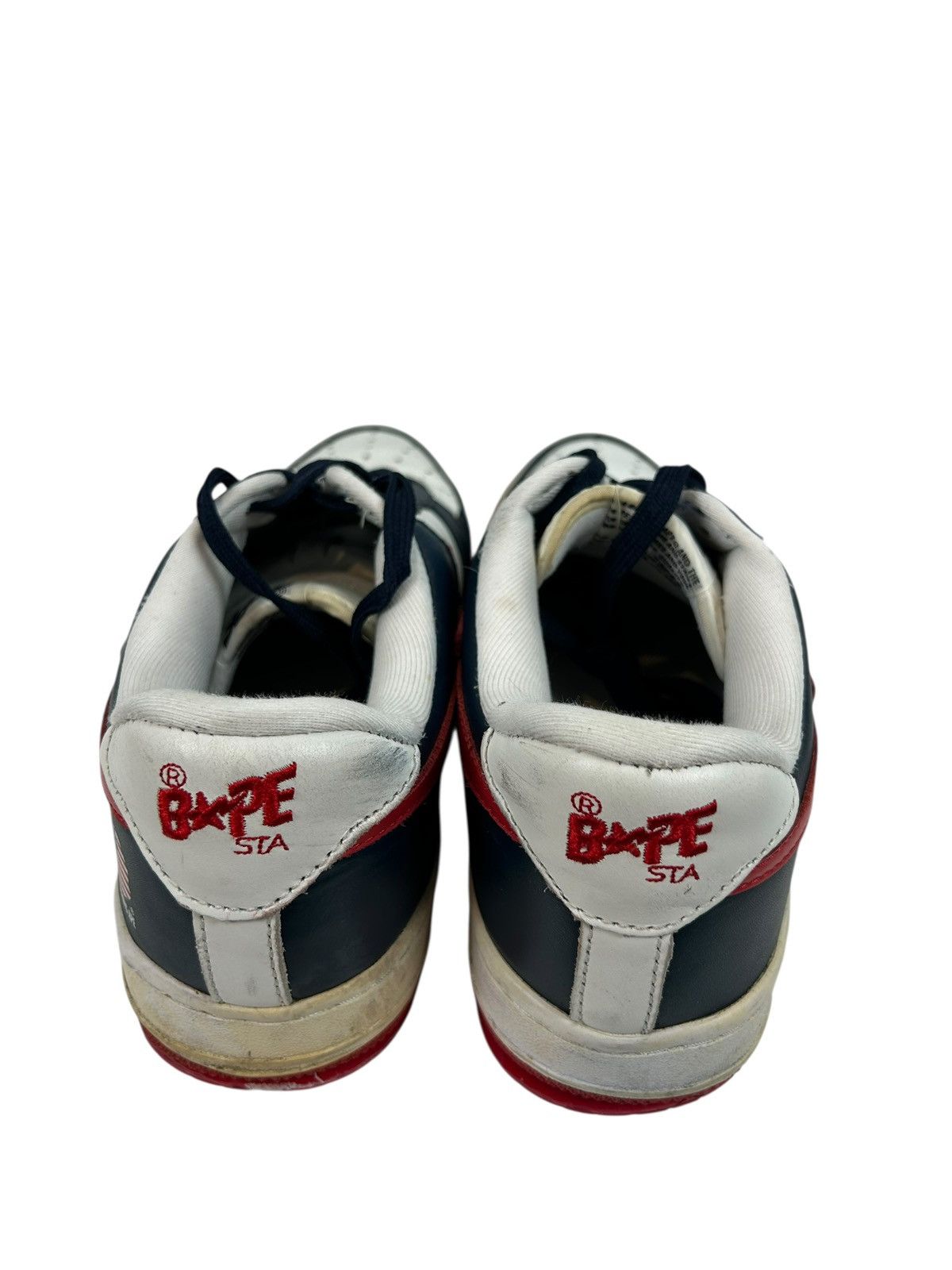 Bape Bape Sta Low Top 9 Red White Blue Size US 9 / EU 42 - 6 Thumbnail
