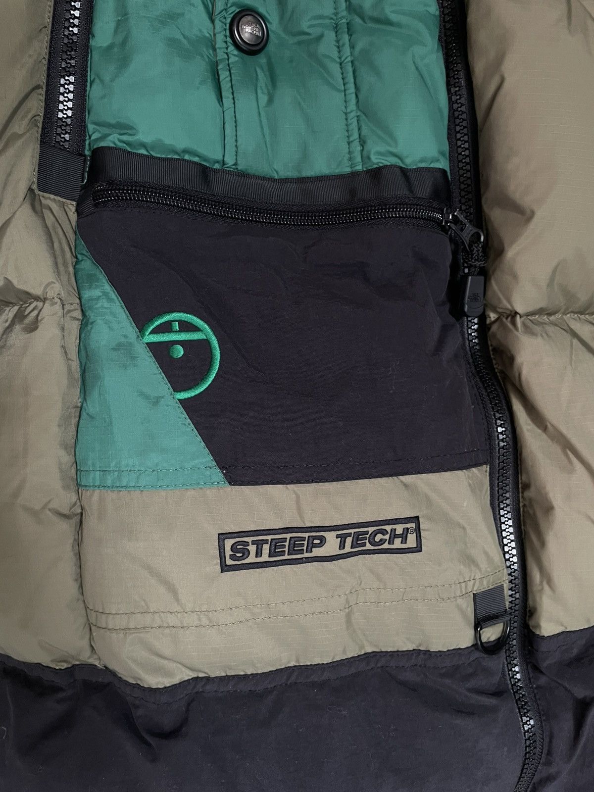 The North Face The north face steeptech olive green down jacket Size US M / EU 48-50 / 2 - 7 Thumbnail
