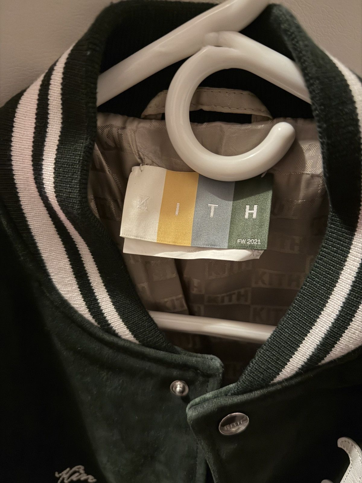 Kith × MLB Kith MLB for New York Mets Suede Bomber Jacket FW21 Size US XS / EU 42 / 0 - 3 Thumbnail