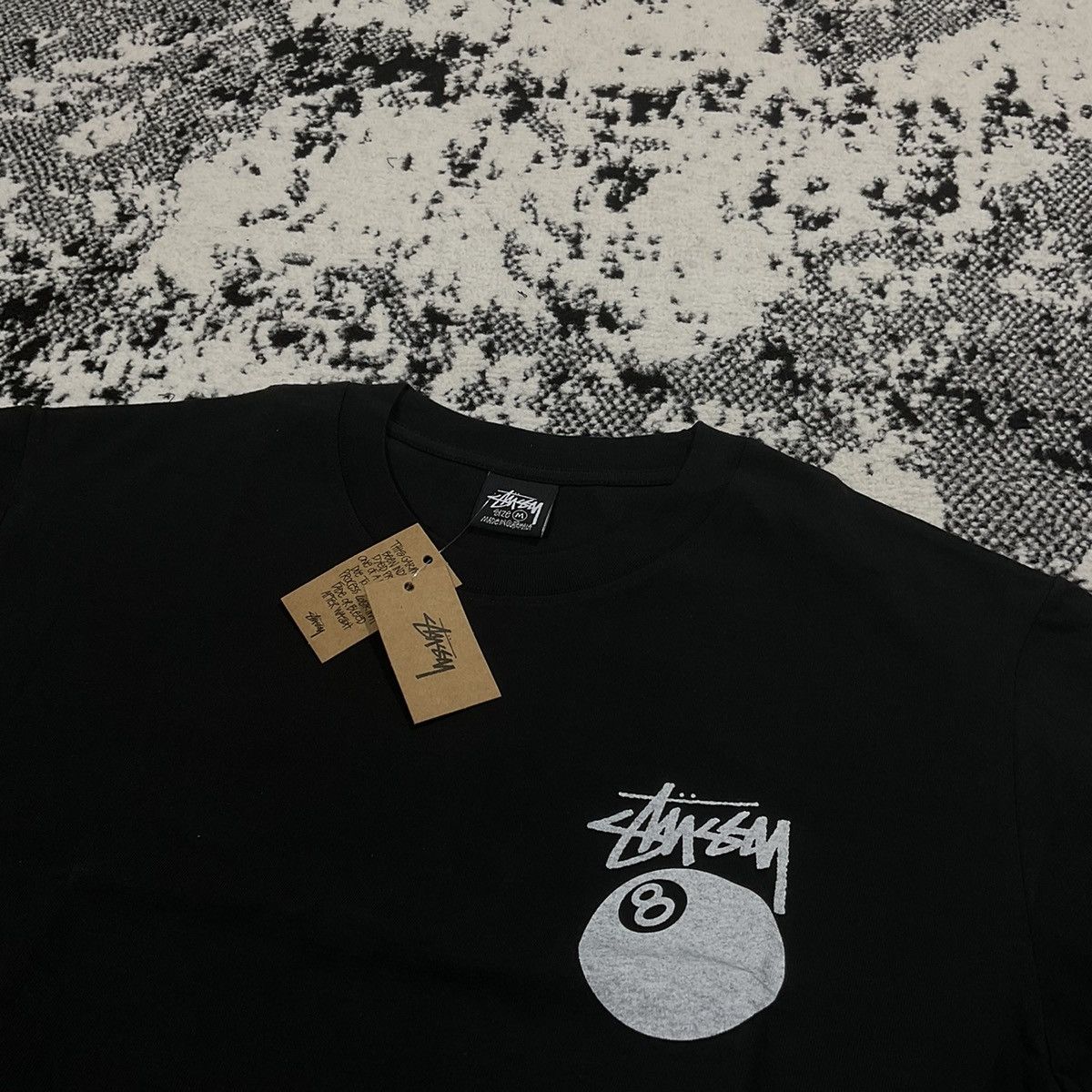 Other STUSSY TEST STRIKE PIGMENT DYED TEE IN BLACK Size US M / EU 48-50 / 2 - 5 Thumbnail