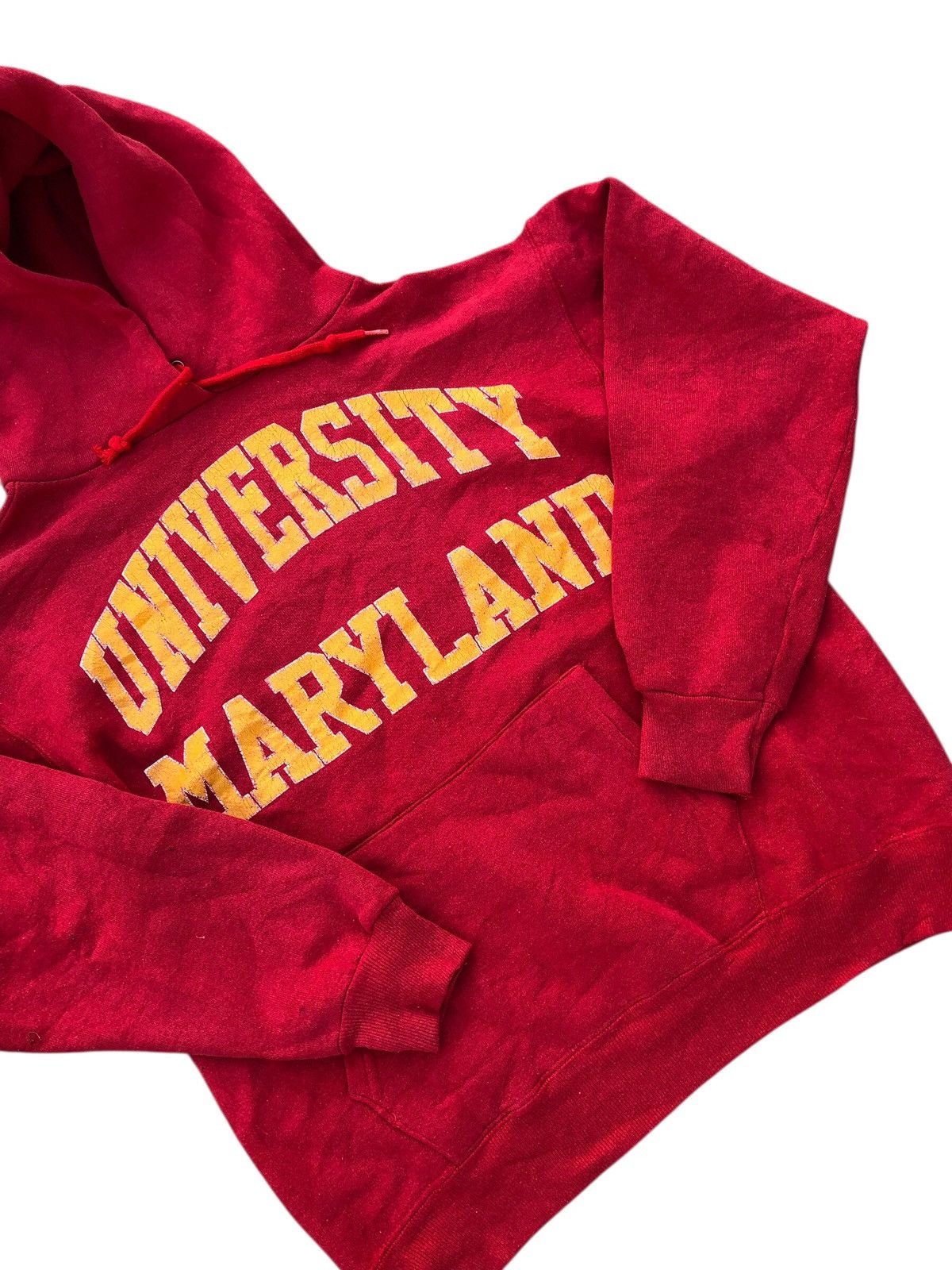 Vintage Vintage Hoodie University Maryland Spellout Design Size US M / EU 48-50 / 2 - 3 Thumbnail