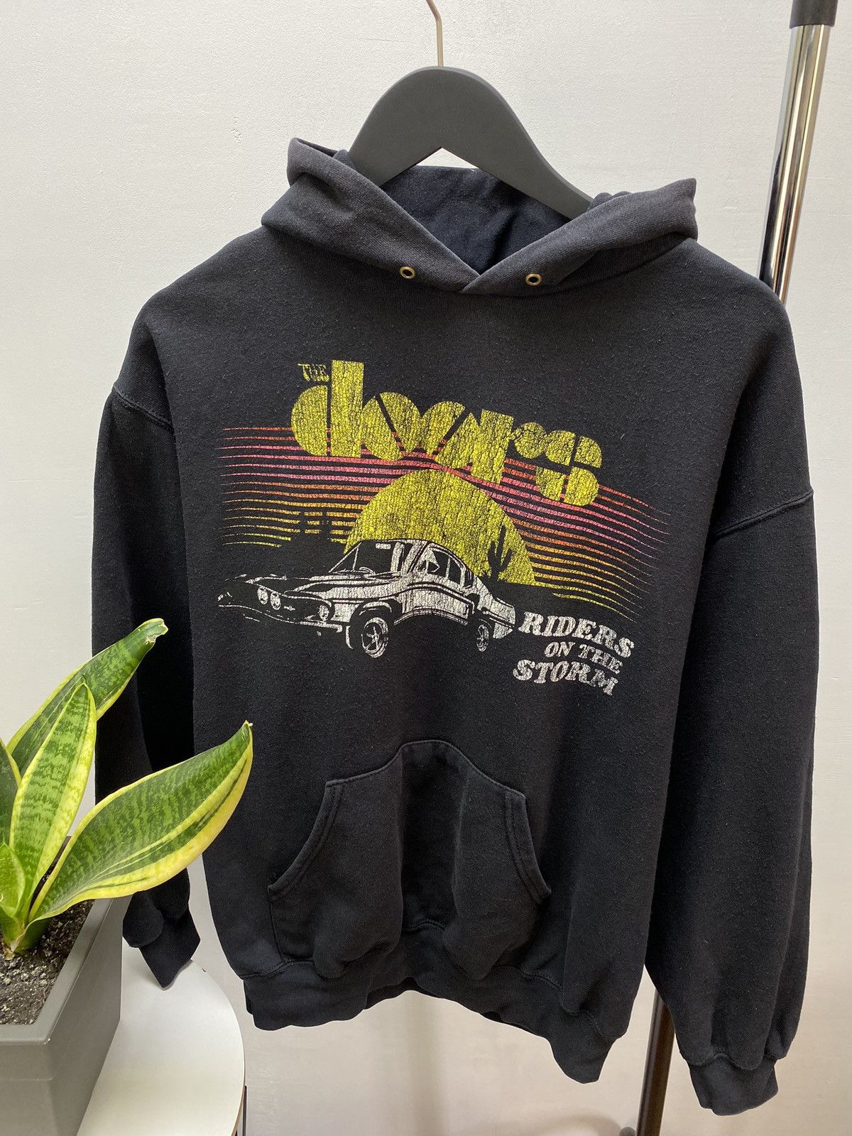 Band Tees × Vintage Vintage The Doors Riders On The Storm Hoodie Size US L / EU 52-54 / 3 - 4 Thumbnail