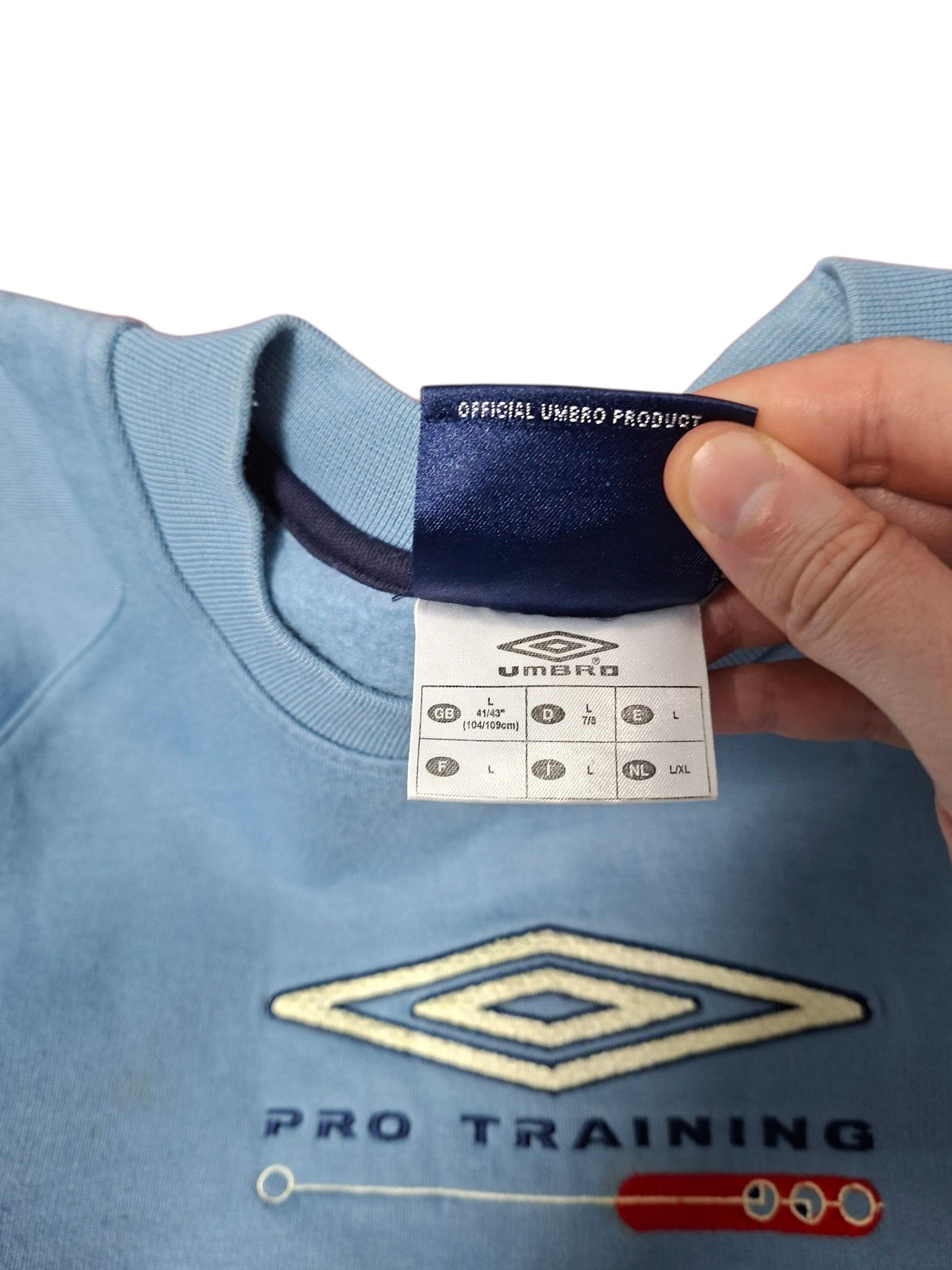Umbro UMBRO PRO TRAINING VINTAGE BIG LOGO SWEATSHIRT Size US L / EU 52-54 / 3 - 5 Thumbnail