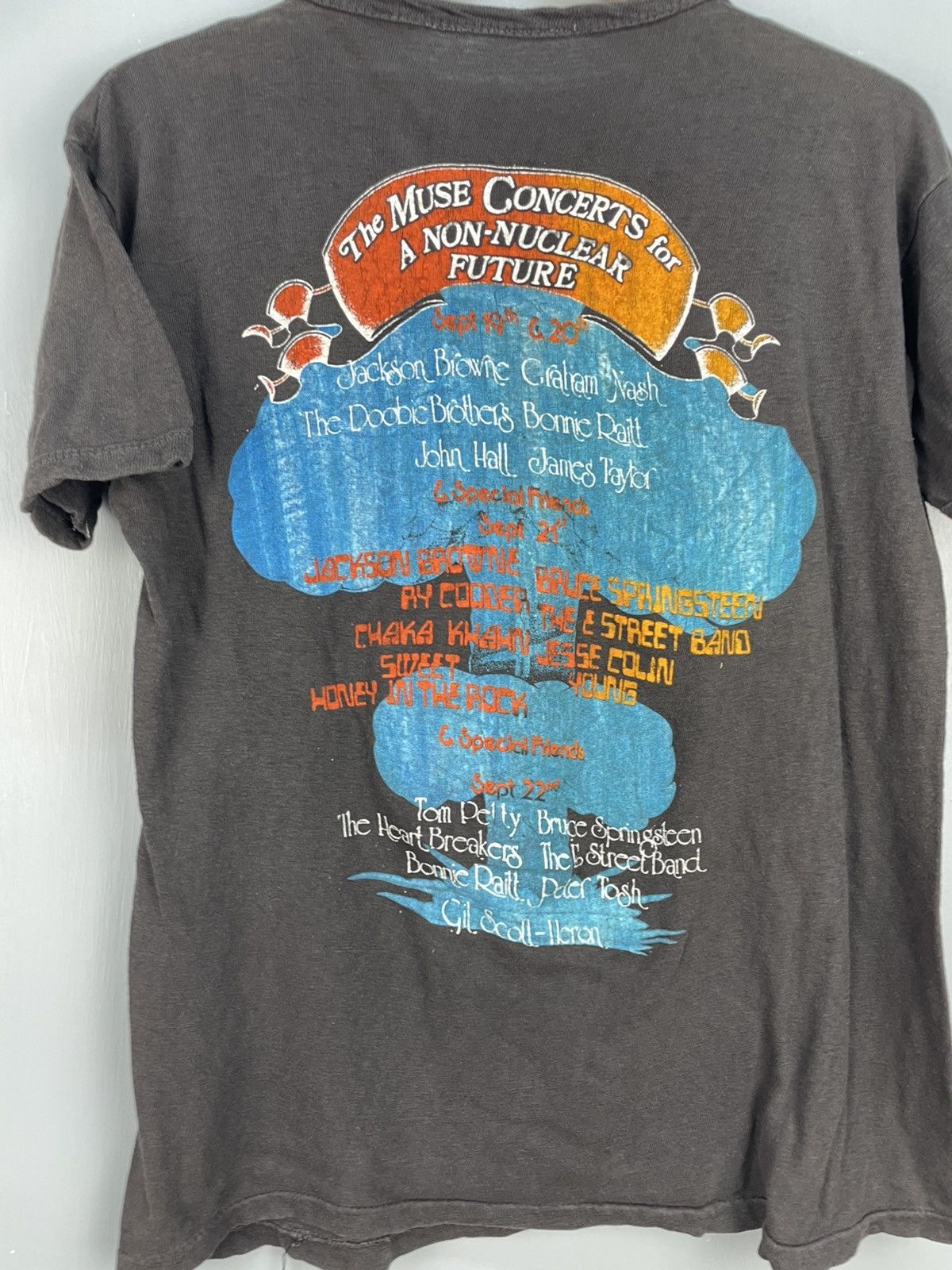 Band Tees Vintage 70s The Muse Concerts for A non Nuclear Future Size US S / EU 44-46 / 1 - 4 Thumbnail