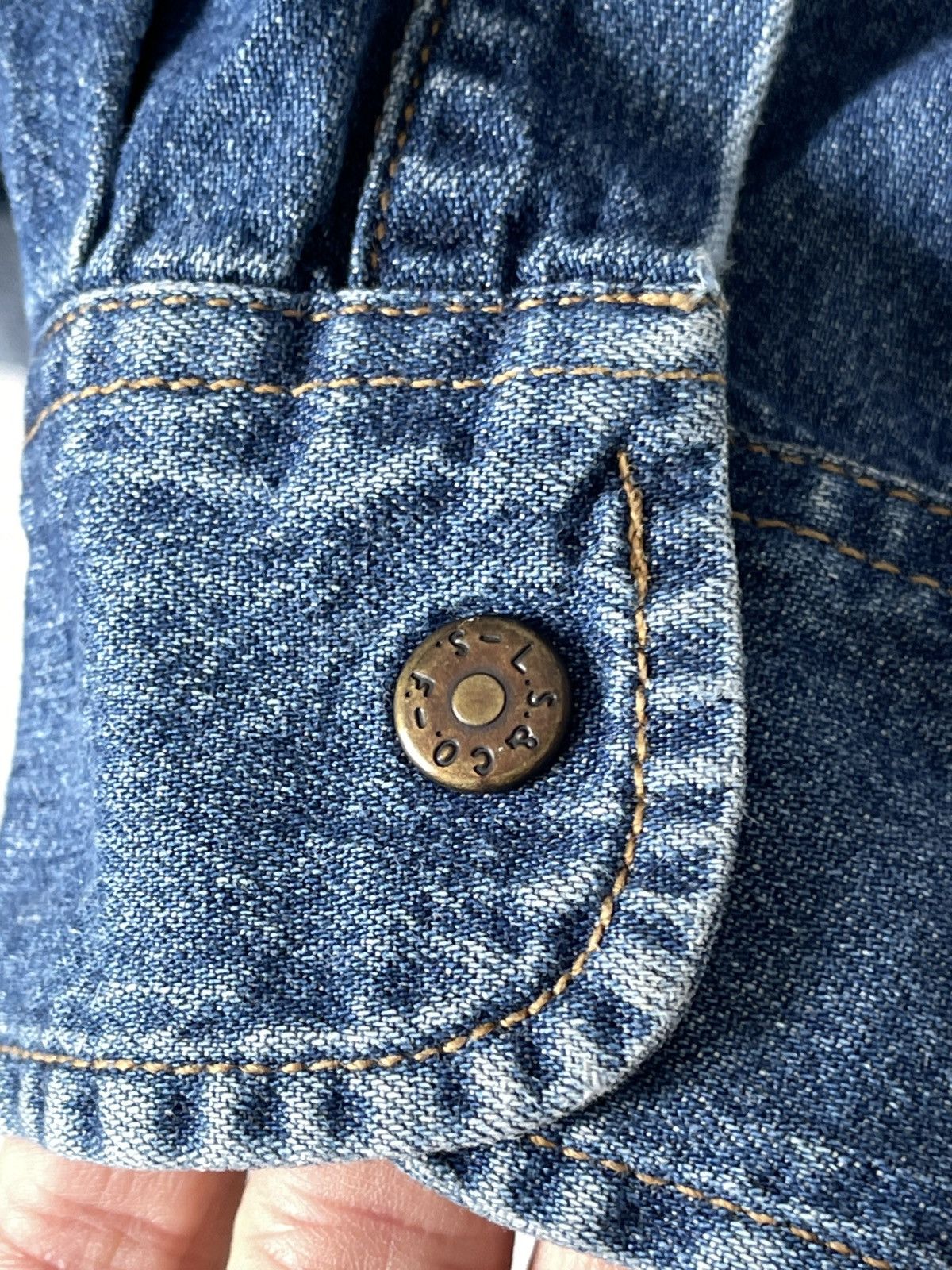 Levi's 90's Vintage Levi's Western Denim Button Up Shirt Red Tab Size US L / EU 52-54 / 3 - 10 Thumbnail