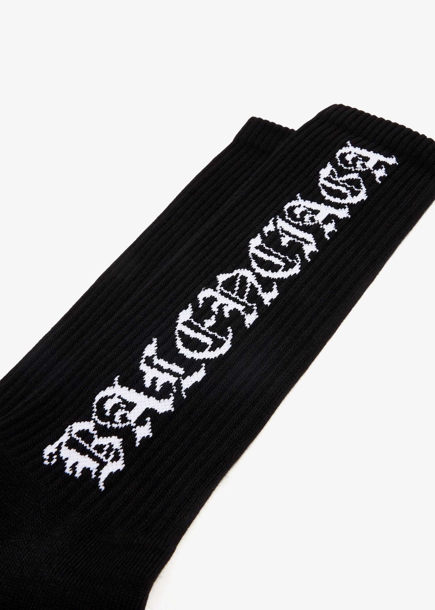 Balenciaga o1tr1nto0725 Size: S / Gothic Type Socks in Black Size ONE SIZE - 2 Thumbnail