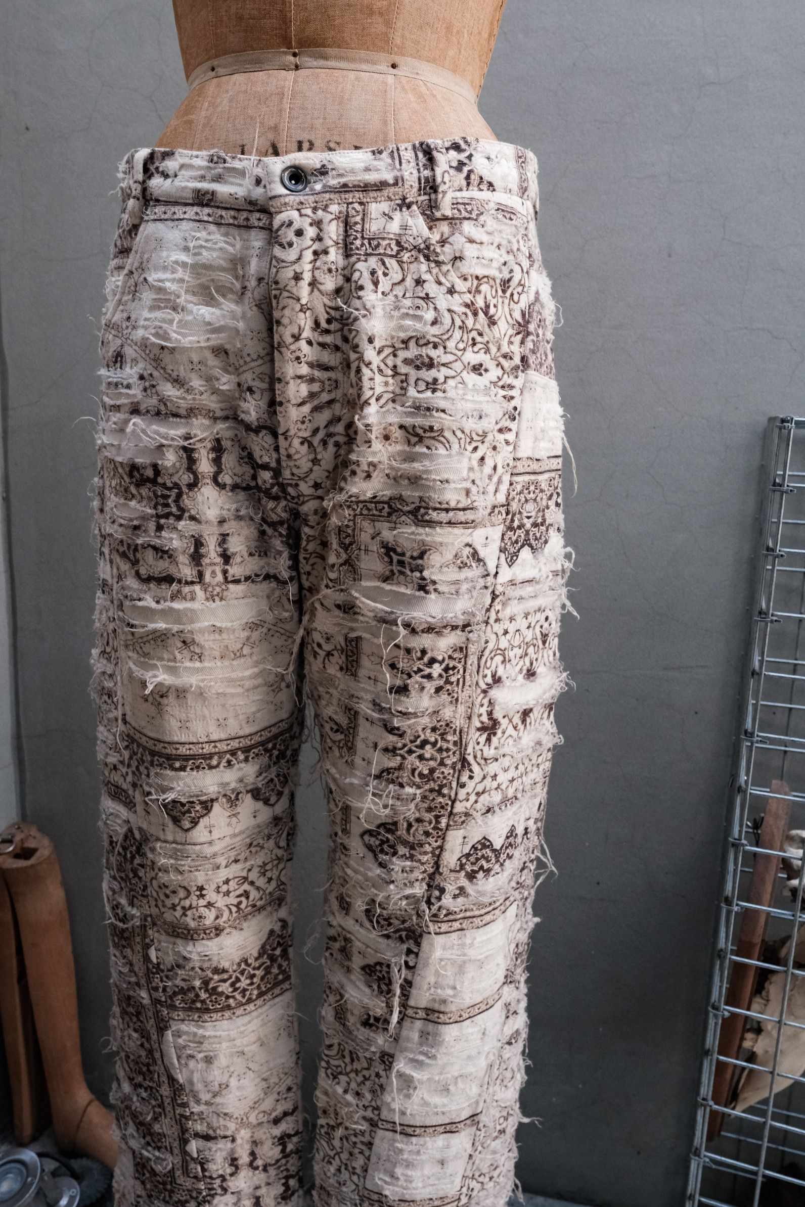 Professor.E Professor.E - E BORO JEANS 22FW-PE-TRL-02 White Size US 31 - 4 Thumbnail