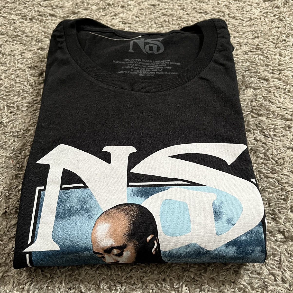 Nas × Wu-Tang Clan 🔴Nas Shirt Size XL God’s Son Black Tshirt Hip-Hop Size US XL / EU 56 / 4 - 11 Thumbnail