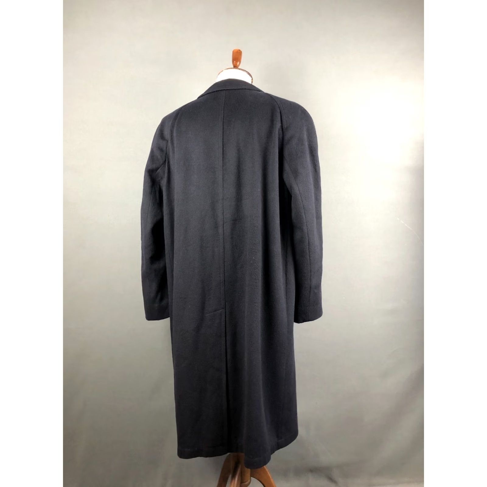 Vintage Steinbock Coat Mens Loden EU 54 Dark Blue Wool Blend Overcoat Long Wool Blend Solid Blue Men’s Regular Size 54 Austria Brand Steinbock Size US L / EU 52-54 / 3 - 3 Thumbnail