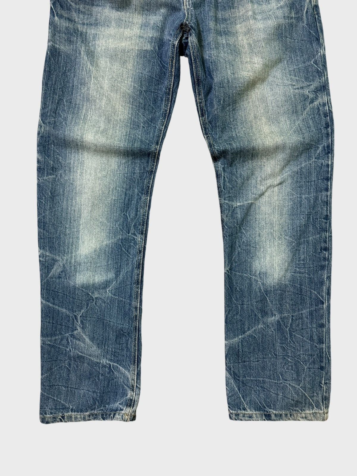 Hysteric Glamour DOUBLE WAIST SUPER RARE DISTRESSED DENIM PANTS Size US 32 / EU 48 - 6 Thumbnail
