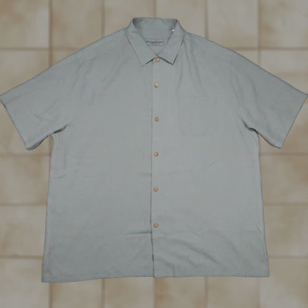 Tommy Bahama Tommy Bahama Shirt Mens XXL Gray Surf Paddle Board Short Sleeve Silk Beach Size US XXL / EU 58 / 5 - 1 Thumbnail