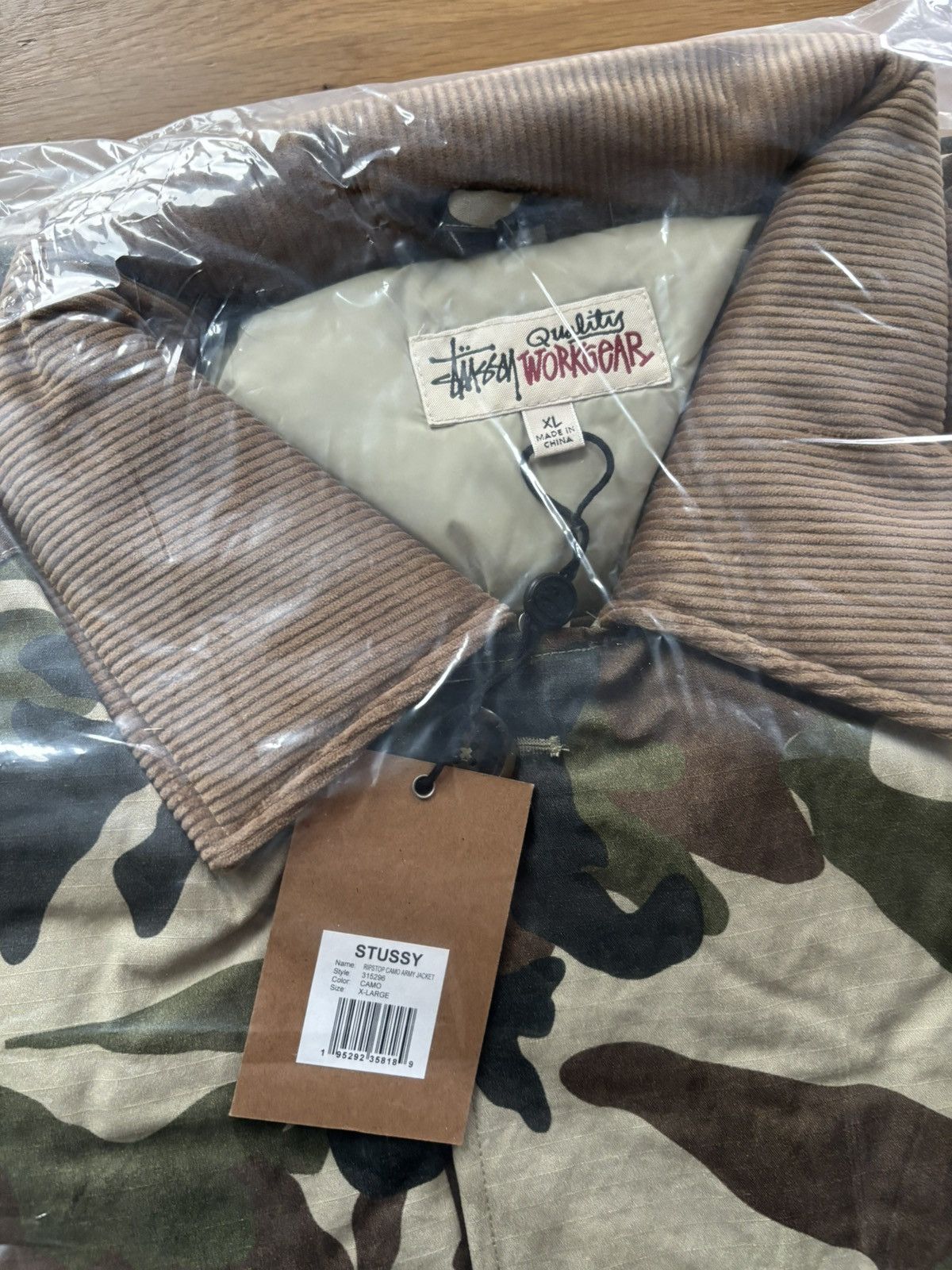DENIM TEARS × Stussy Denim Tears Stussy Ripstop Camouflage Army Jacket Camouflage Size US XL / EU 56 / 4 - 5 Thumbnail