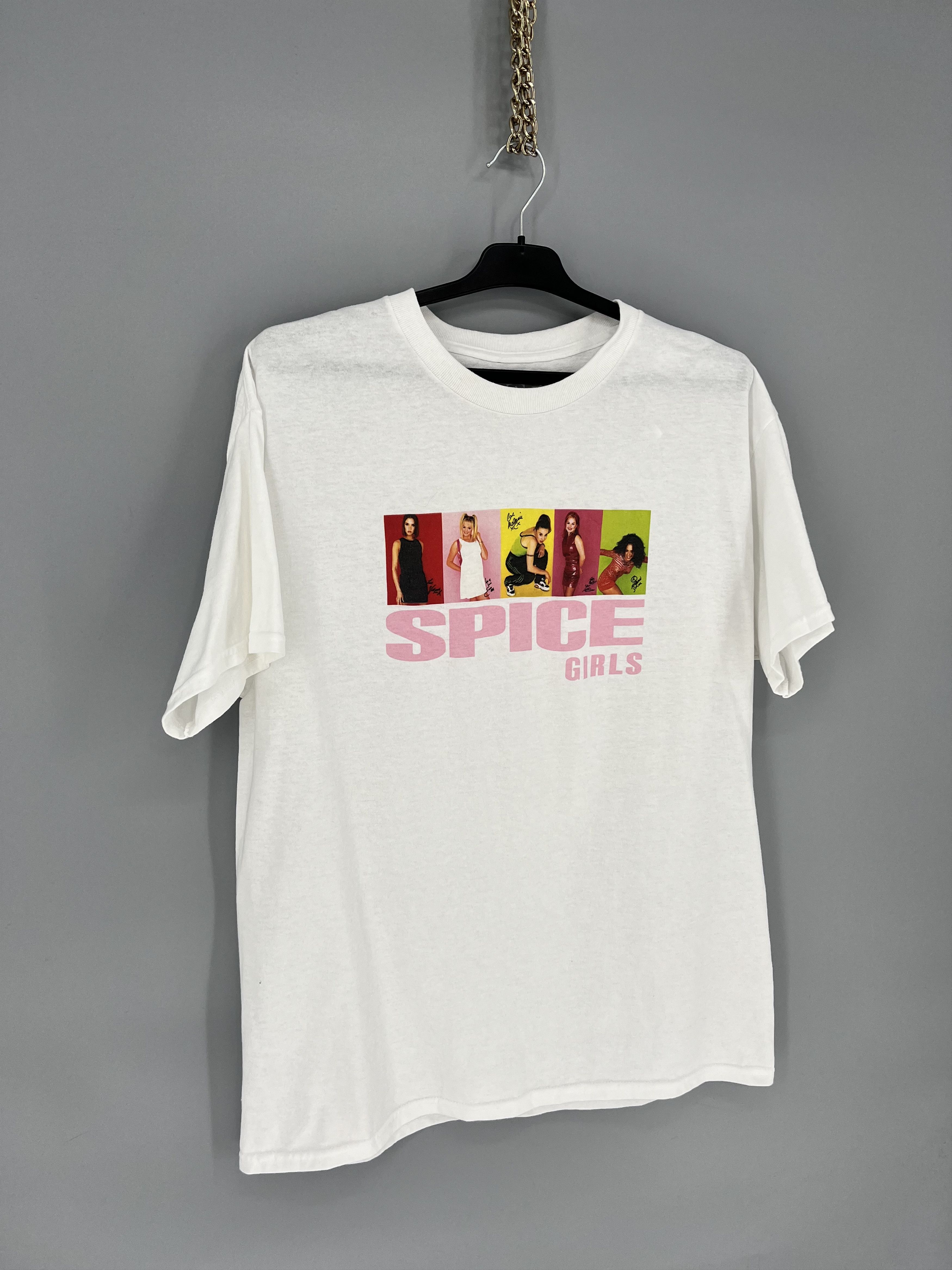 Band Tees Vintage Y2K SPICE GIRLS Big Logo Promo Rock Tee Size US L / EU 52-54 / 3 - 2 Thumbnail