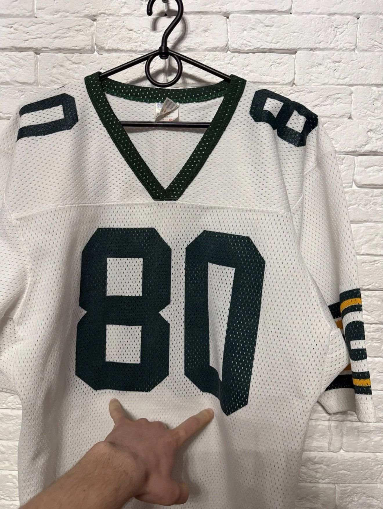 NFL VTG 90`s NFL Green Bay Parckers #80 LOFTON Ravens Jersey Size US M / EU 48-50 / 2 - 3 Thumbnail