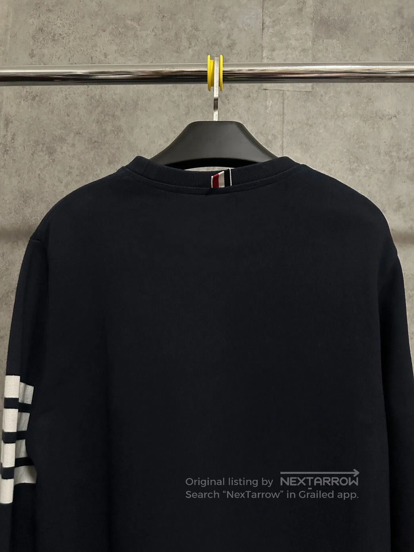 Thom Browne thom browne classic navy crewneck sweatshirt. Size US XL / EU 56 / 4 - 6 Thumbnail