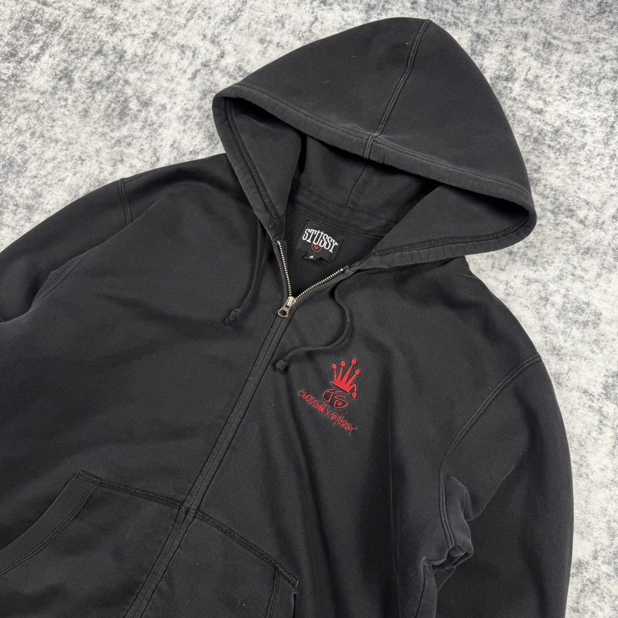 Stussy Stussy & Goodfoot AW/06 Limited Thermal ‘Black’ Zip Hoodie Size US L / EU 52-54 / 3 - 2 Thumbnail