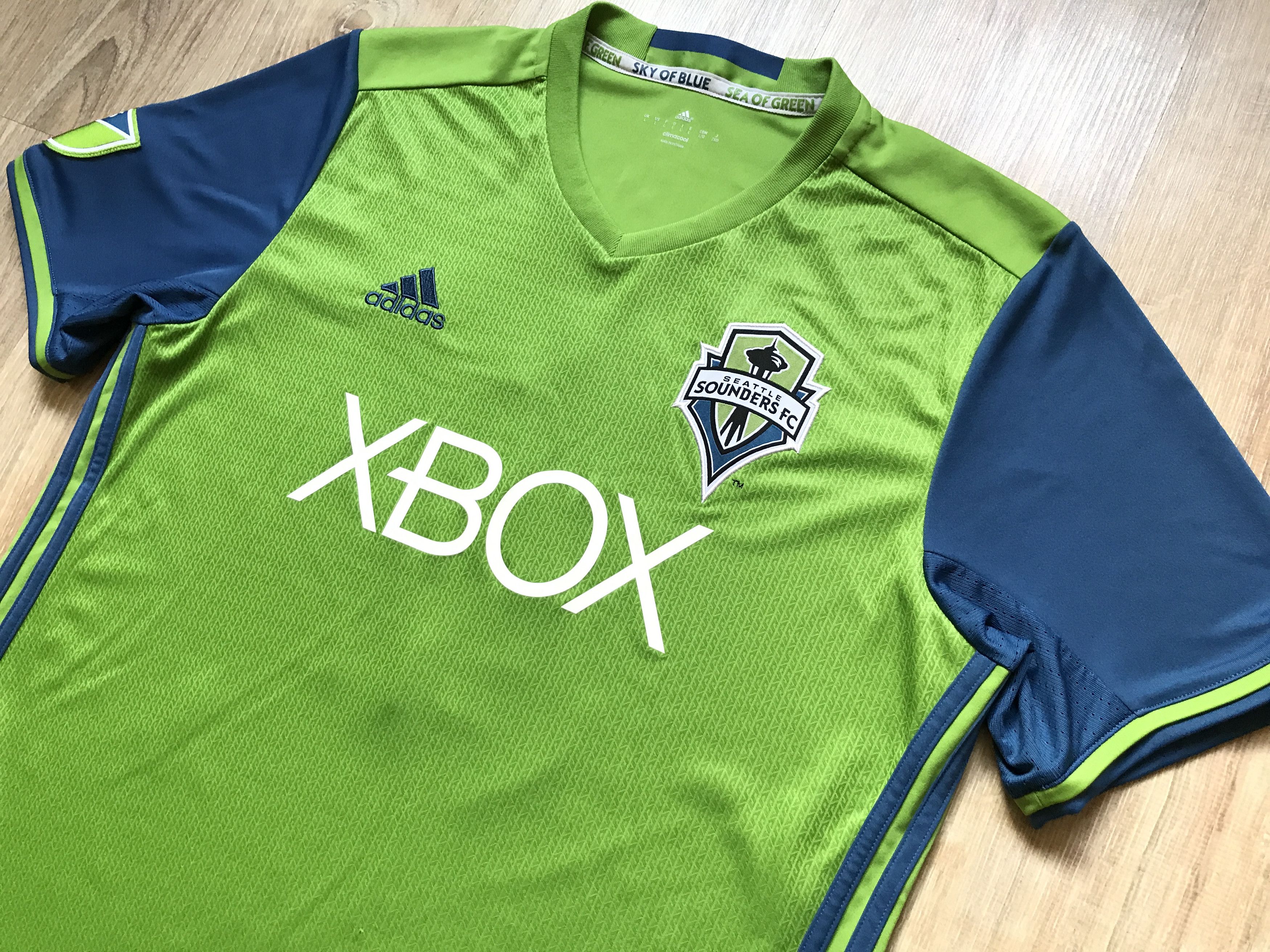 Adidas Vintage Adidas Seattle Sounders Home Shirt #2 Dempsey Size US L / EU 52-54 / 3 - 3 Thumbnail