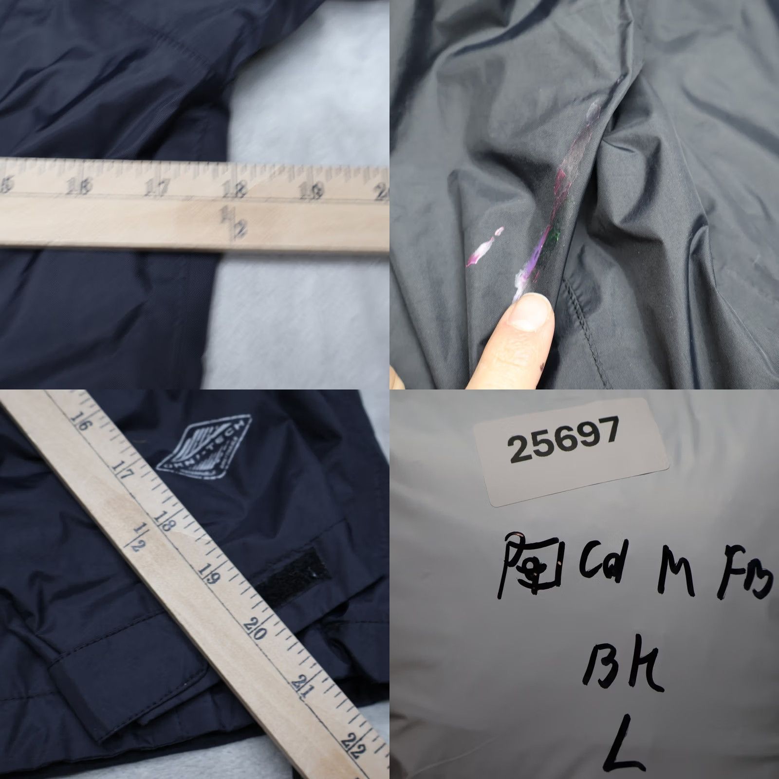 Rains Columbia Jacket Womens XS Black Waterproof Lightweight Full Zip Arcadia II Rain Coat Size XS / US 0-2 / IT 36-38 - 10 Thumbnail