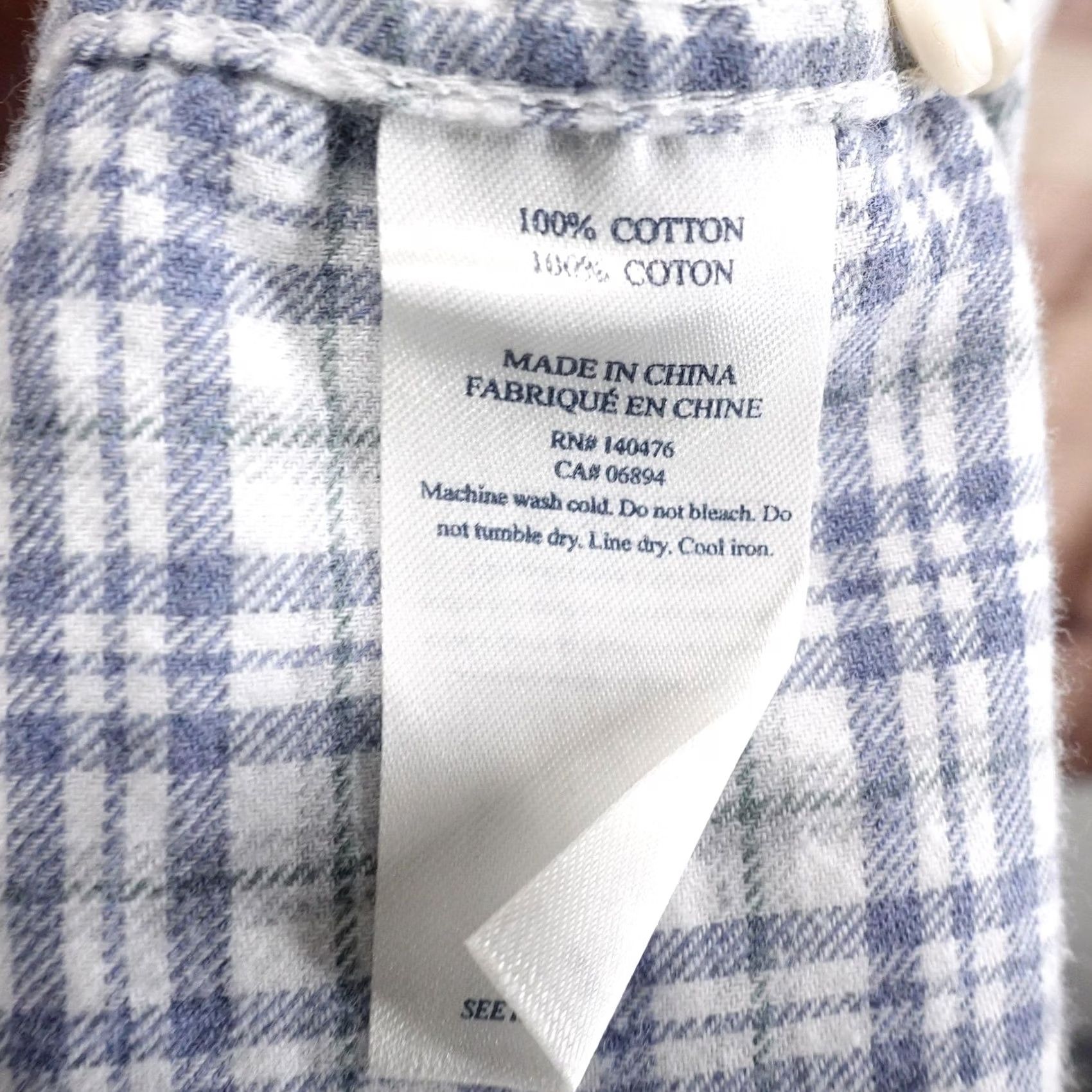 Faherty Faherty Shirt Mens L White Plaid Long Sleeve Button Up Cotton Flannel Casual Size US L / EU 52-54 / 3 - 7 Thumbnail