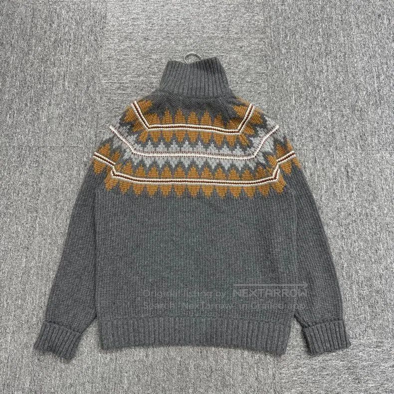 Loro Piana Loro Piana Half-Zip Knit Sweater. Size US XL / EU 56 / 4 - 2 Thumbnail