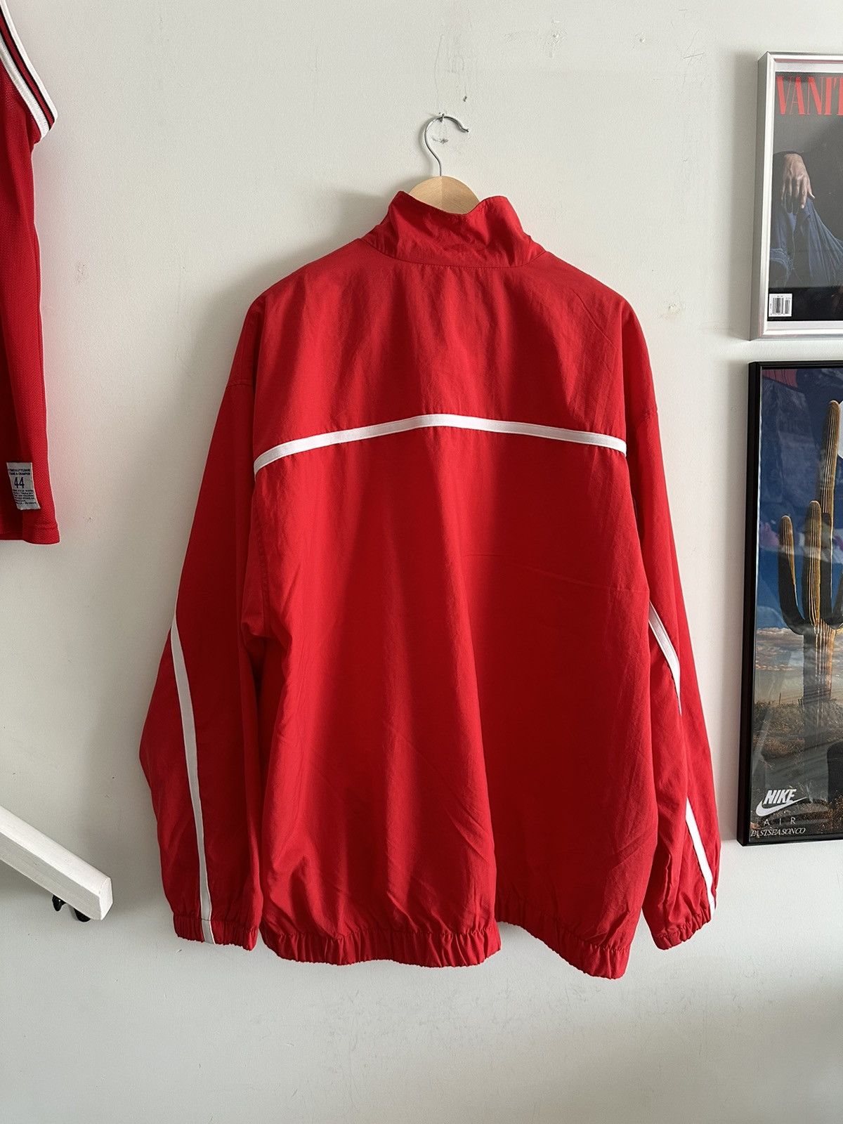 Nike × Vintage 90s Team Nike Vintage Windbreaker Size US XL / EU 56 / 4 - 2 Thumbnail