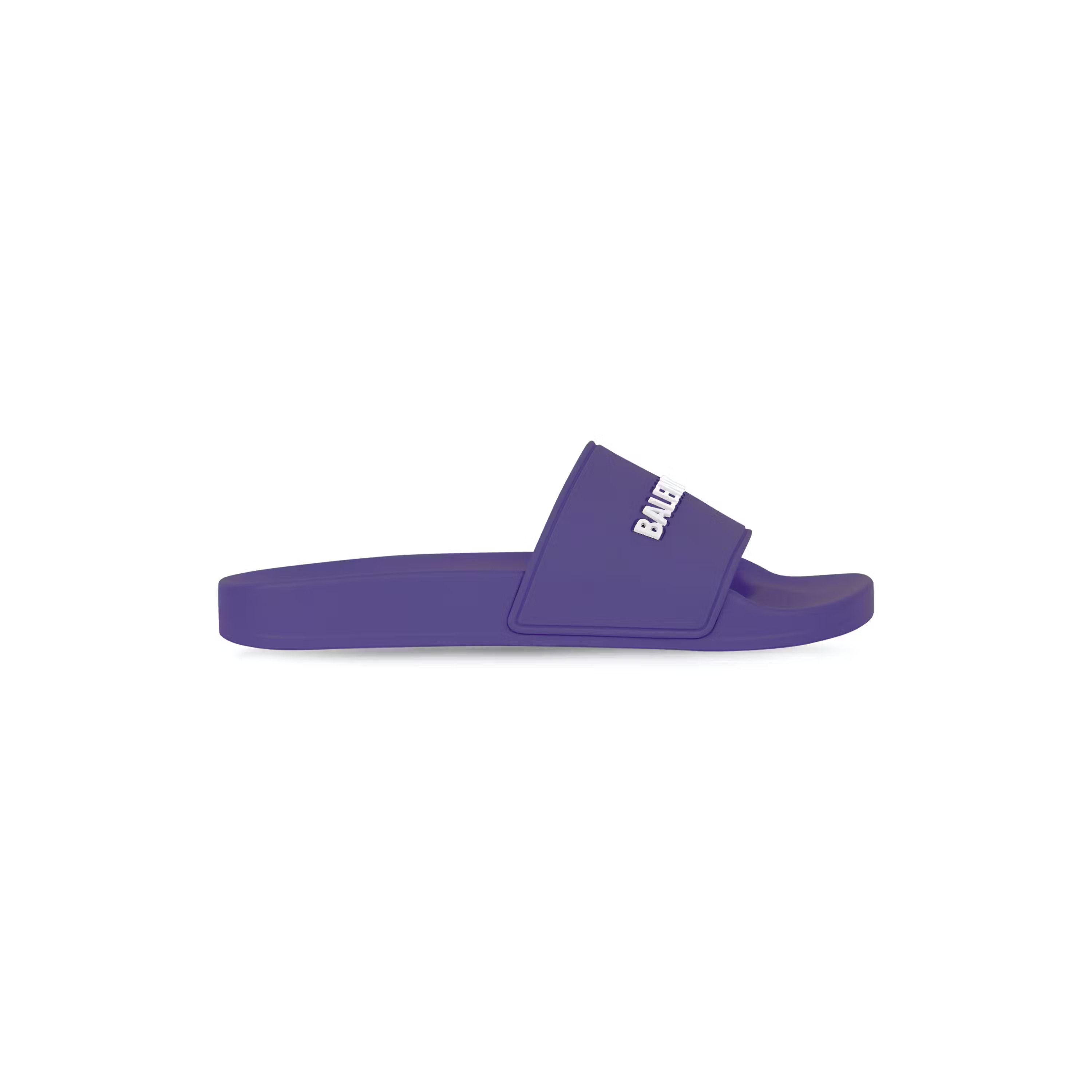 image of Balenciaga O1In1G1223 Pool Slide Sandal In Purple, Men's (Size 13)