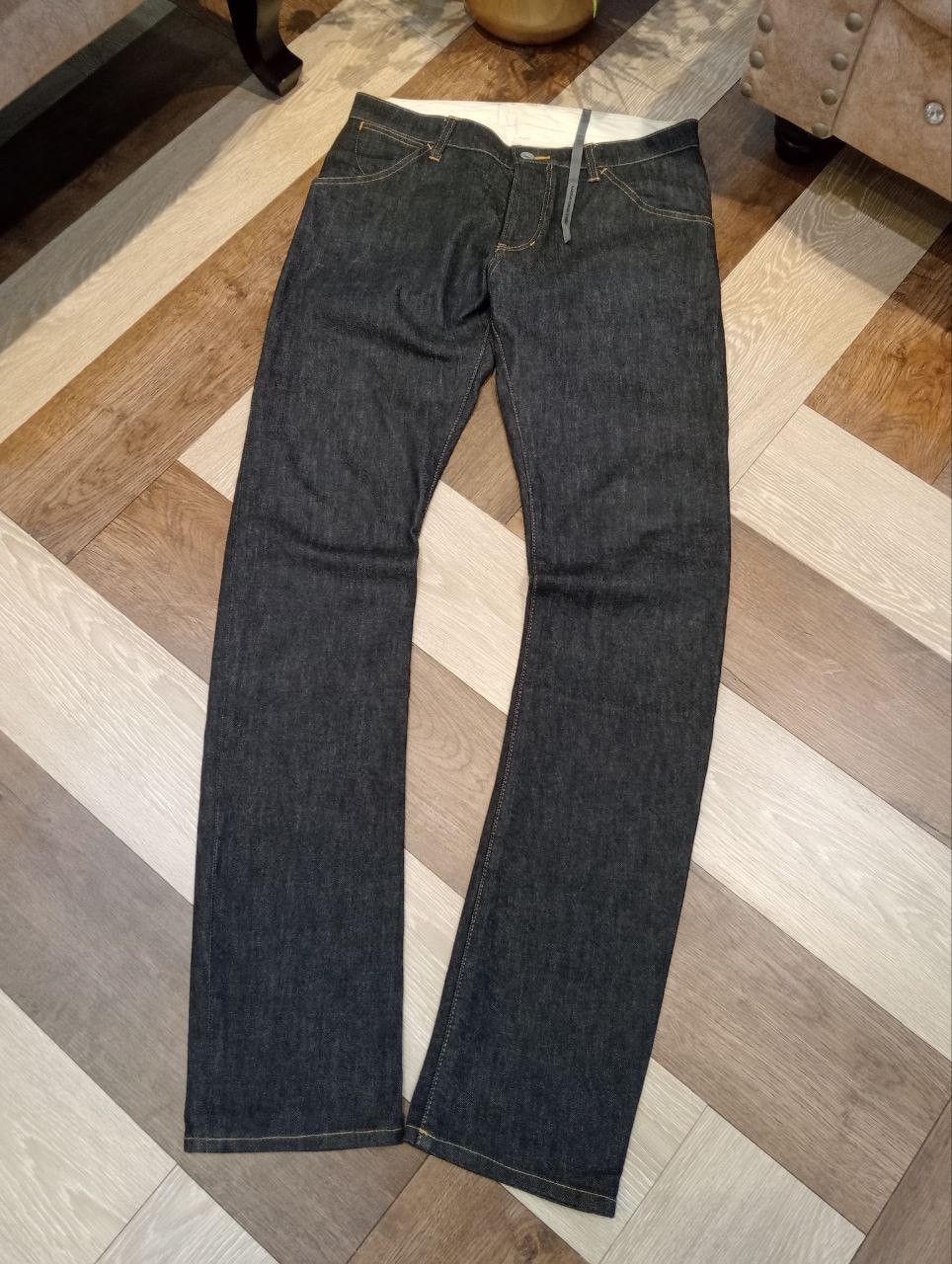 Kazuyuki Kumagai Attachment KAZUYUKI KUMAGAI ATTACHMENT JAPAN INDIGO CURVE JEANS Size US 32 / EU 48 - 2 Thumbnail