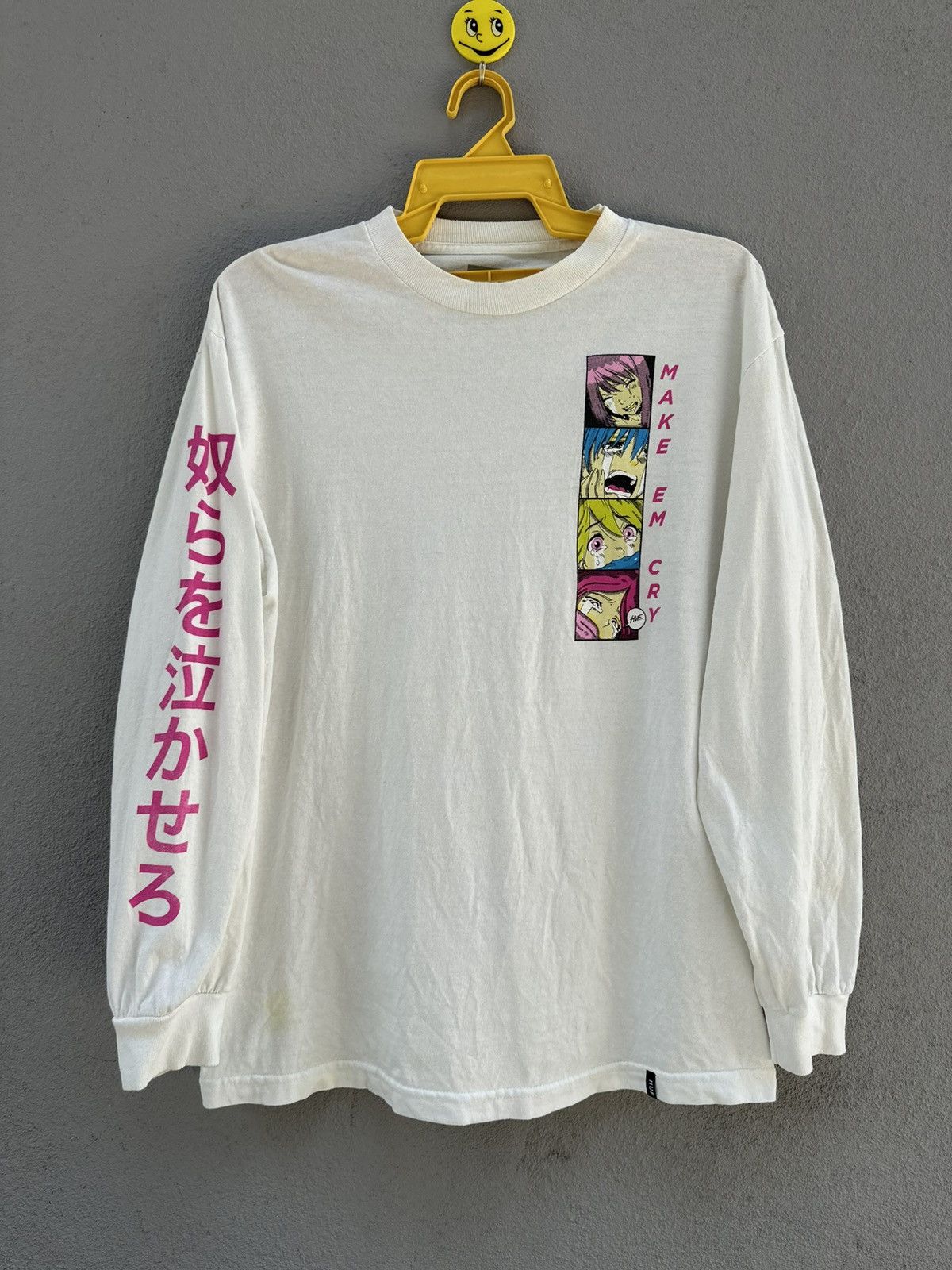 Anime Y2K Huf Skateboard X Manga Make Em Cry Long Sleeve Tee Size US M / EU 48-50 / 2 - 1 Thumbnail
