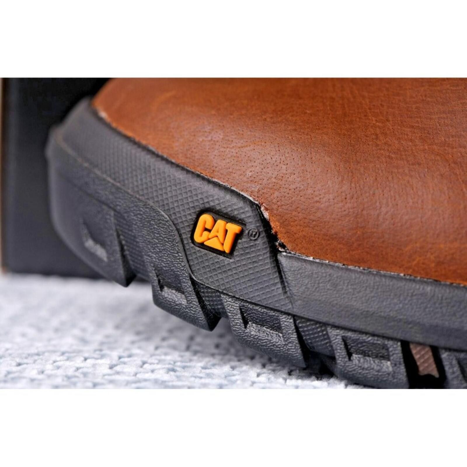 Caterpillar Caterpillar Drawbar Pull-On Leather Work Boot | ASTM F2892 Size US 7.5 / EU 40-41 - 4 Thumbnail