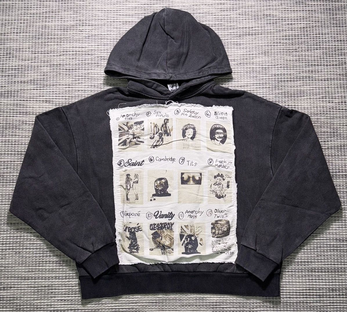 Saint Vanity Saint Vanity Grey Vain Hoodie Size US XL / EU 56 / 4 - 1 Thumbnail